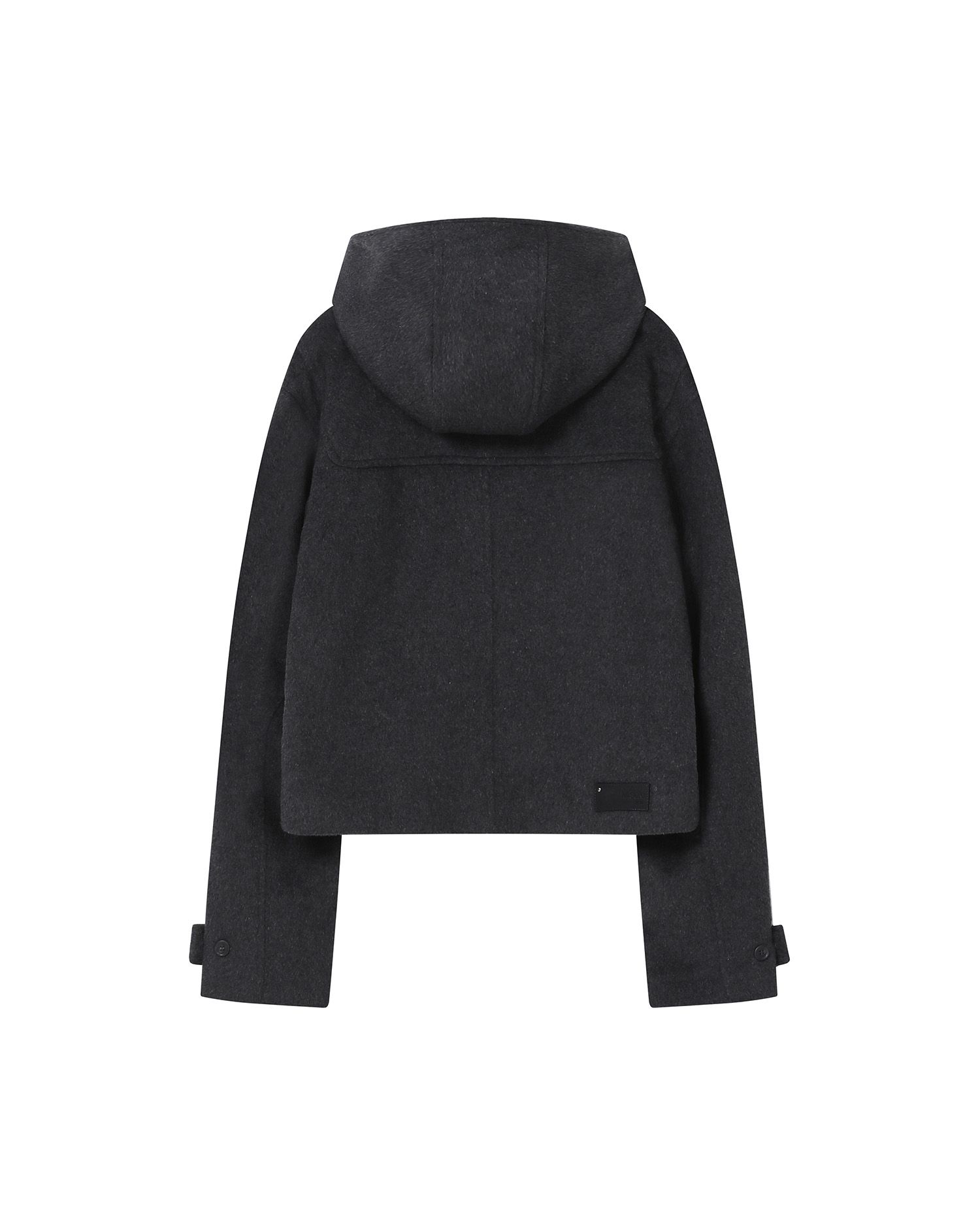 コート [MISEKI SEOUL] Duffle hoodie short coat GREY MUSINSA | MISEKI SEOUL Duffle hoodie short coat CHARCOAL