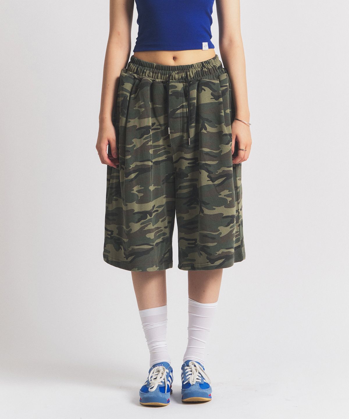 닐라이즈(NEALIZE) Cotton Bermuda Pants Camouflage