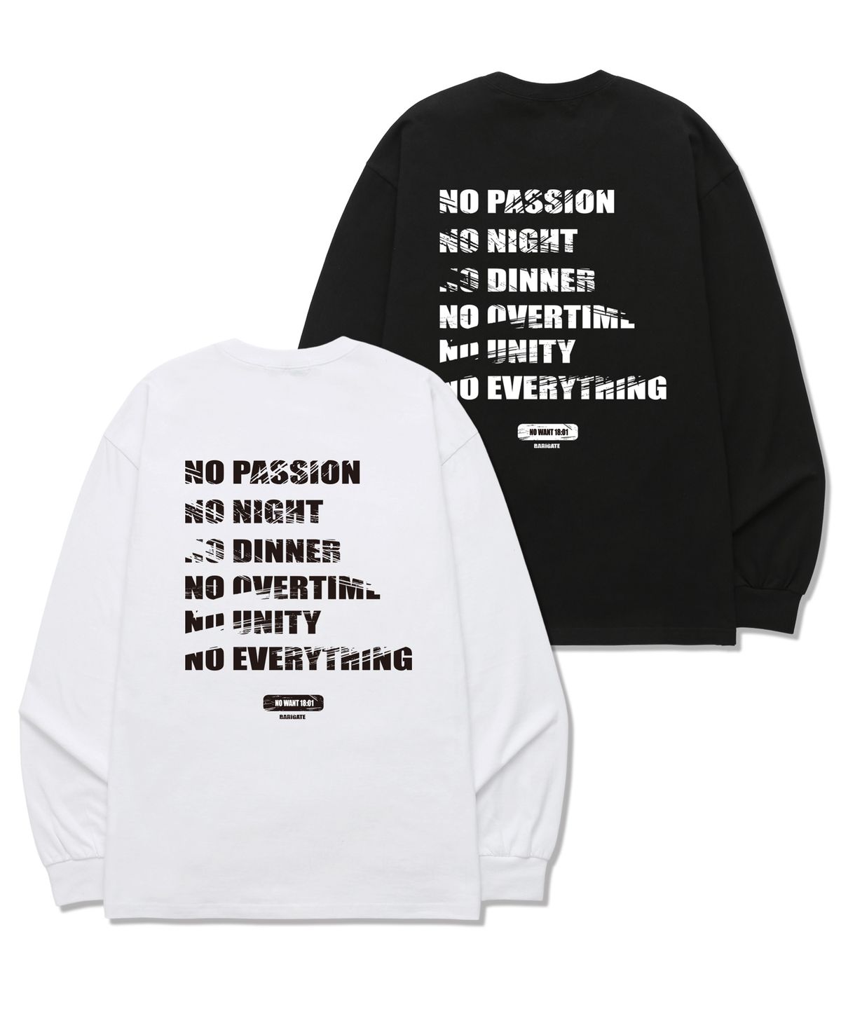 바리게이트(BARIGATE) NO 18:01 롱슬리브 (BLS008) 화이트