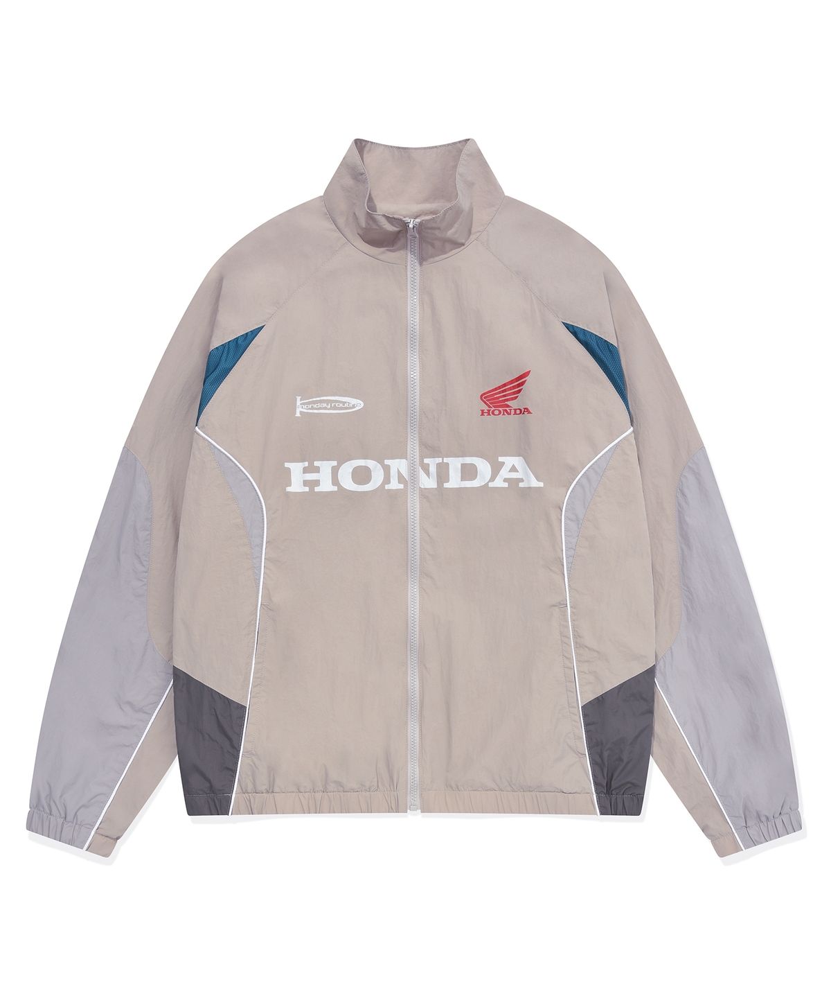 핍스 모터사이클(PHYPS MOTORCYCLE) Track Zip up Jacket Beige