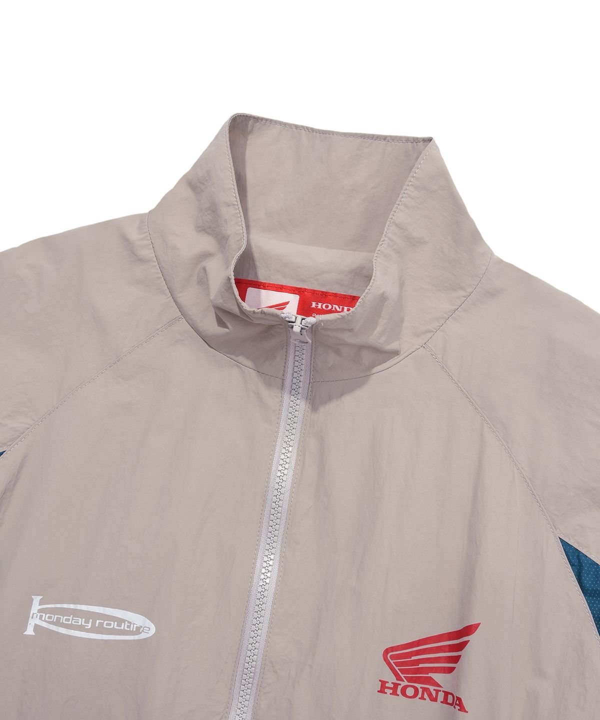 핍스 모터사이클(PHYPS MOTORCYCLE) Track Zip up Jacket Beige
