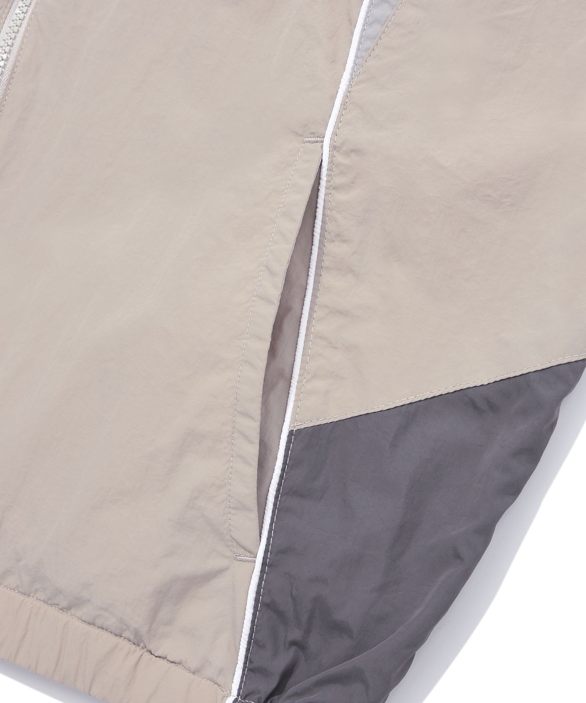 핍스 모터사이클(PHYPS MOTORCYCLE) Track Zip up Jacket Beige