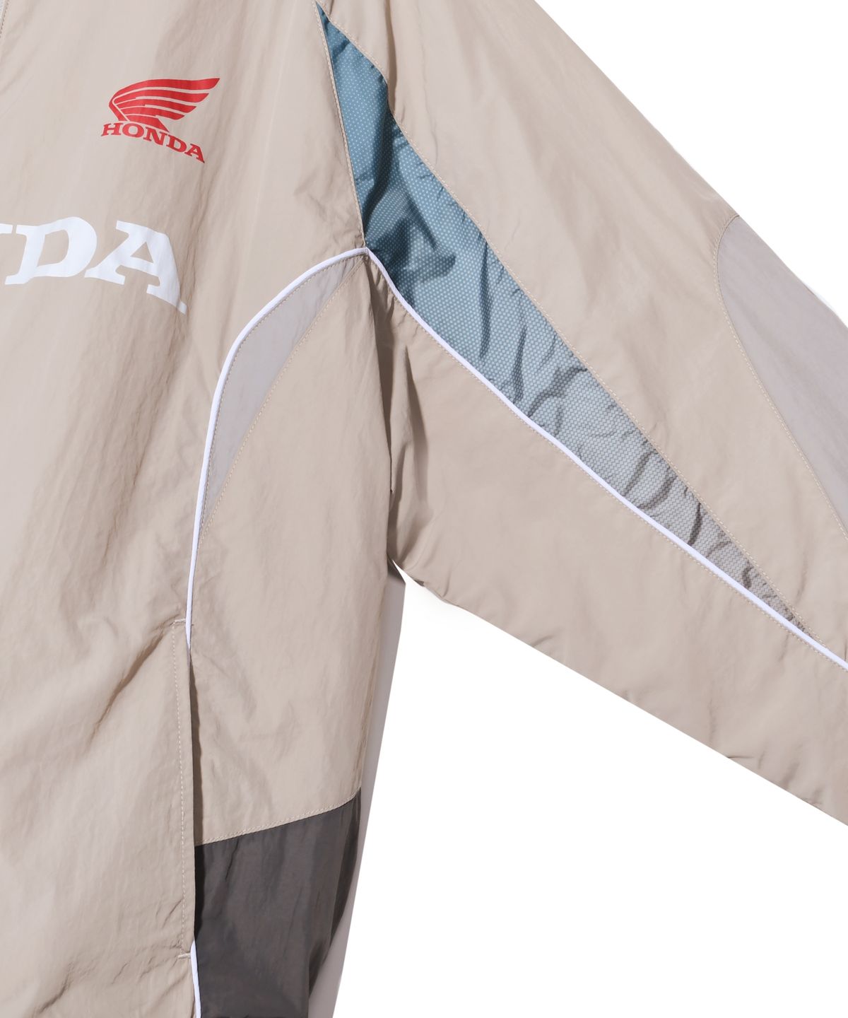 핍스 모터사이클(PHYPS MOTORCYCLE) Track Zip up Jacket Beige