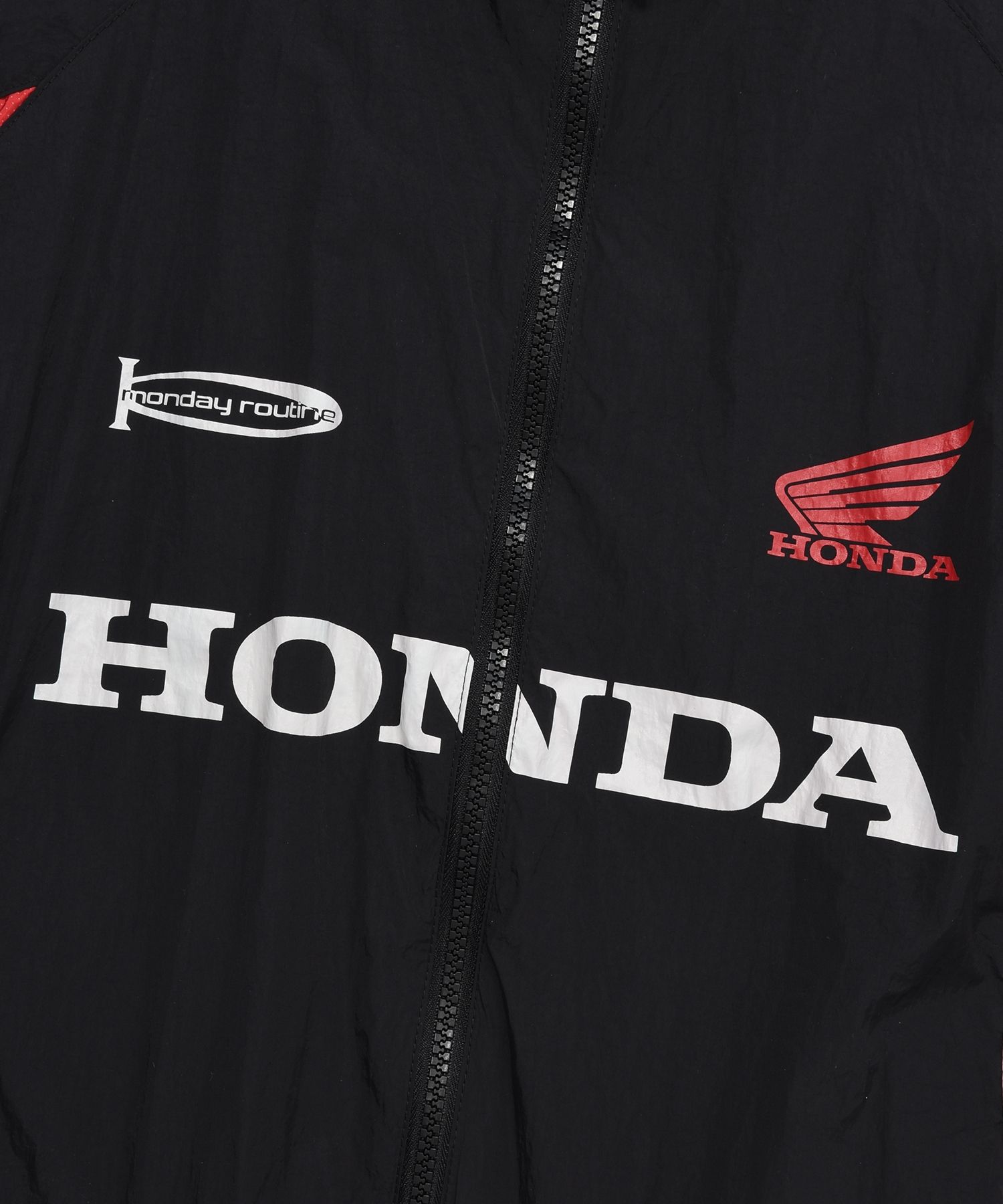 MUSINSA | Honda Motorcycle Honda Track Zip up Jacket Black