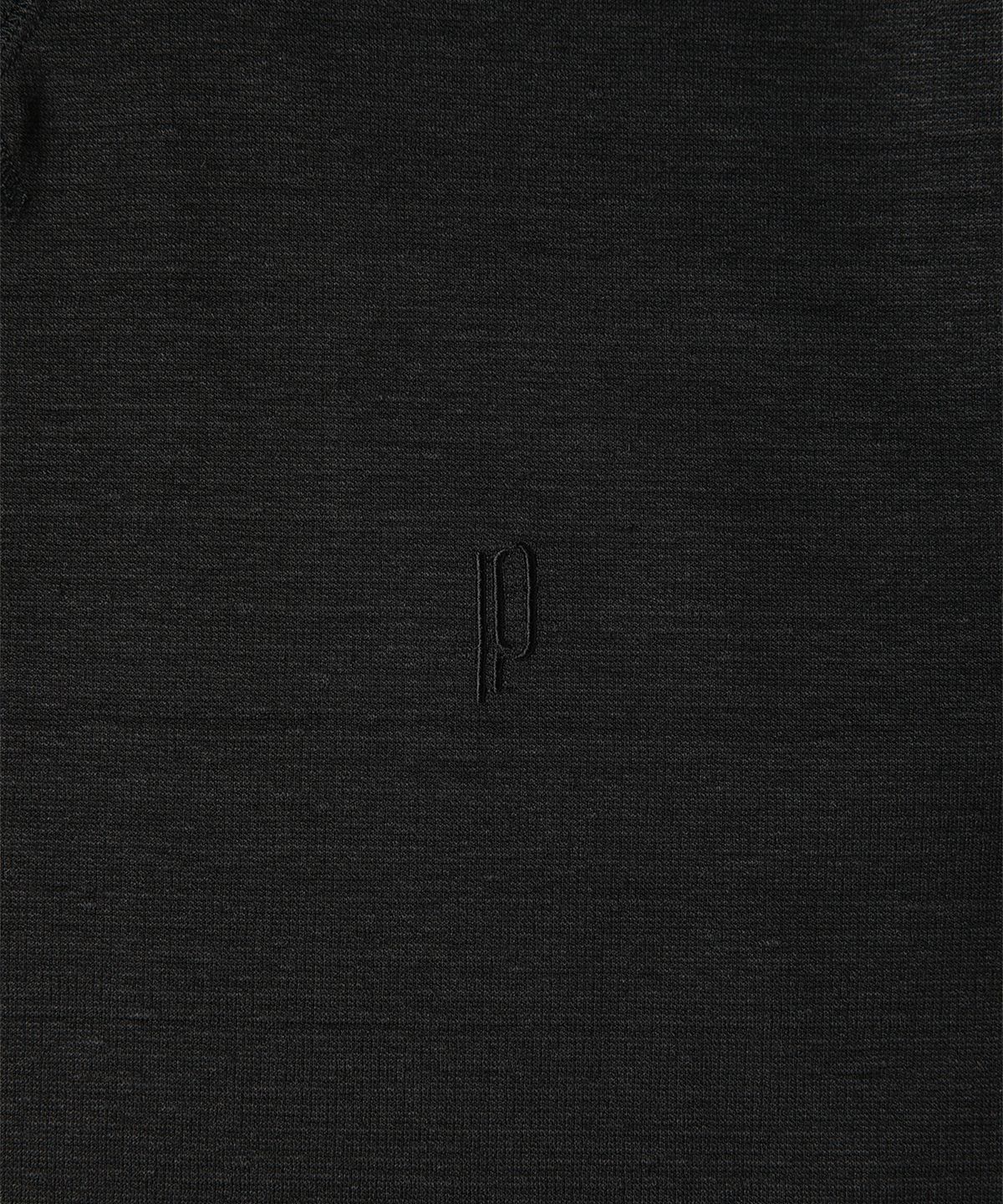 빠니깔레(PANICALE) 블랙 코튼 리넨 티셔츠