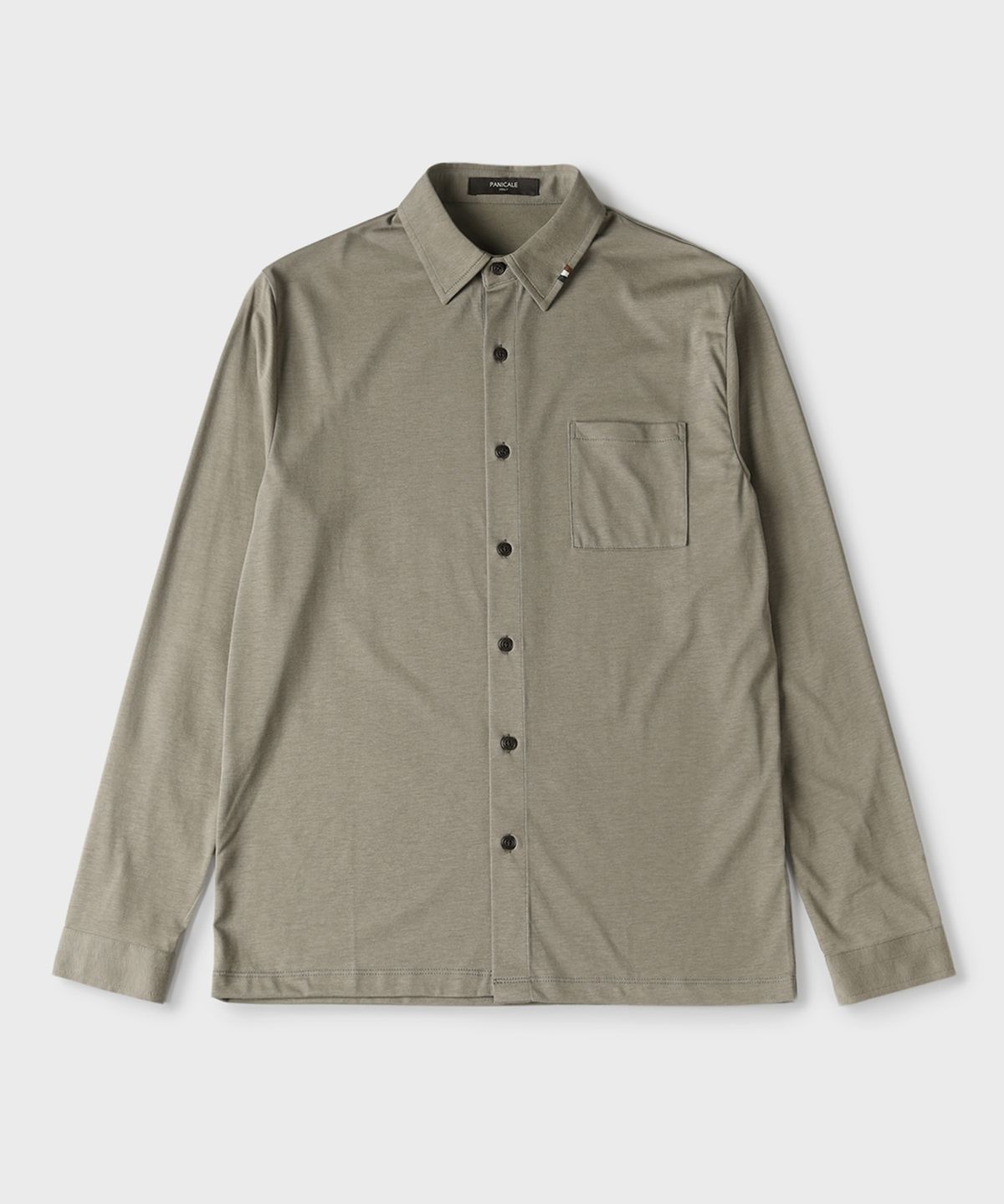 빠니깔레(PANICALE) 그린 소프트 포켓 저지 셔츠