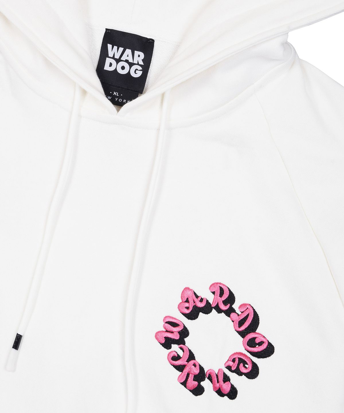 워독(WARDOG) NYC 로고 후디 화이트