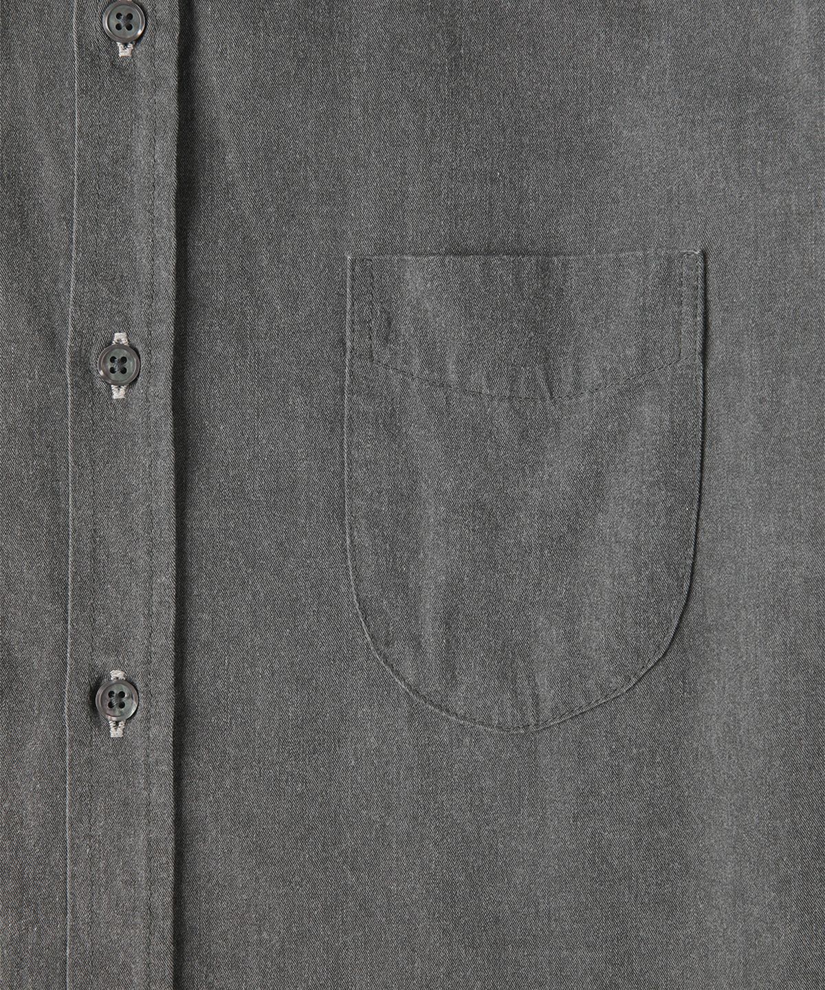빠니깔레(PANICALE) 차콜 코튼 포켓 셔츠