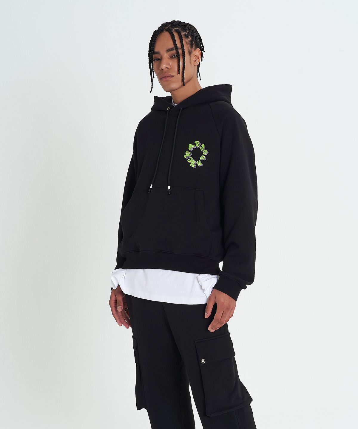 워독(WARDOG) NYC 로고 후디 블랙