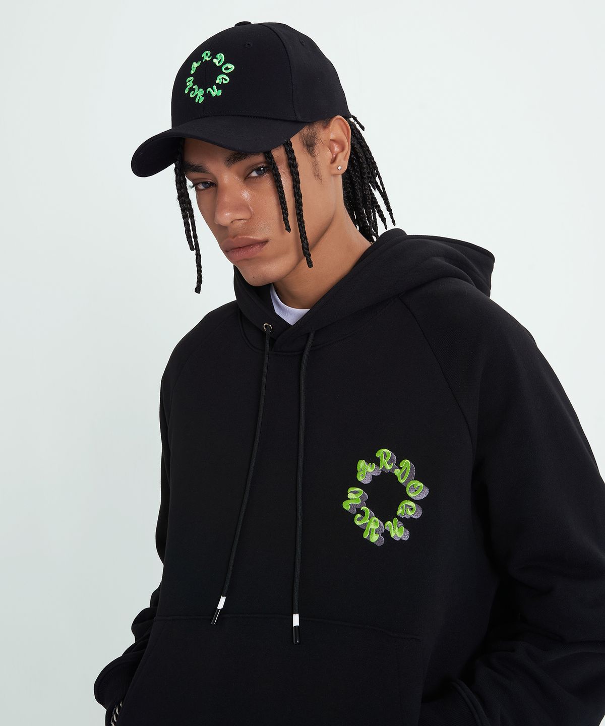 워독(WARDOG) NYC 로고 후디 블랙