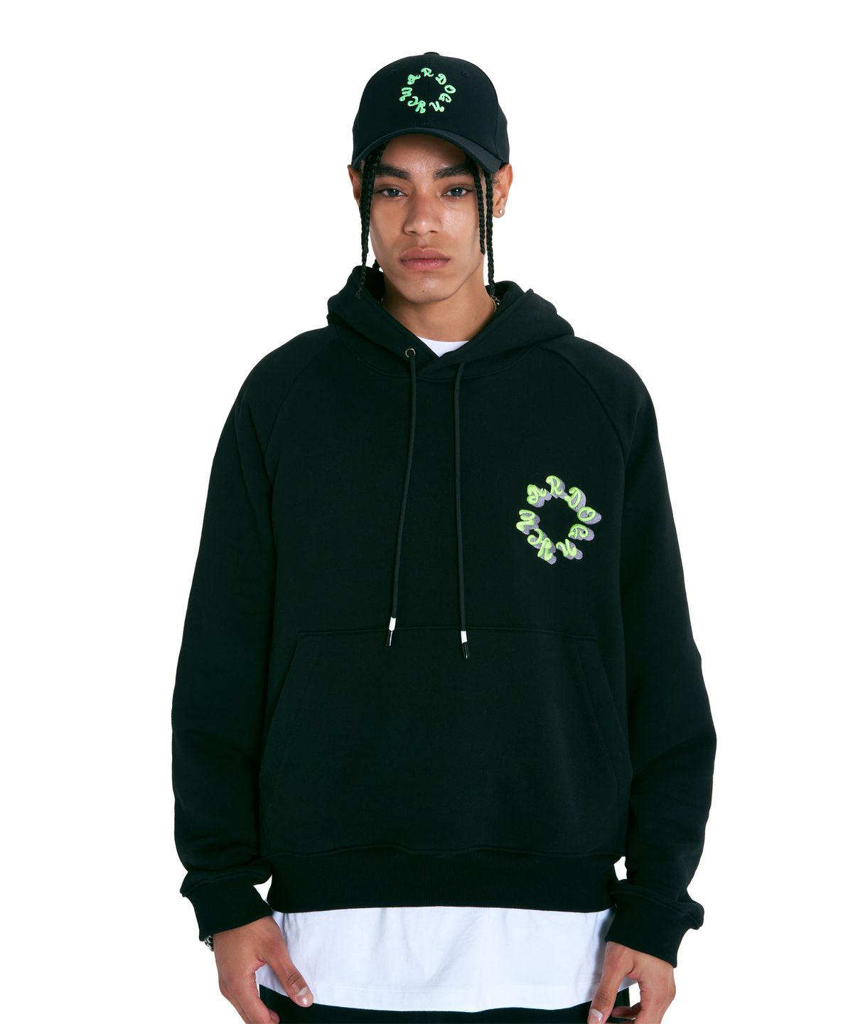 워독(WARDOG) NYC 로고 후디 블랙