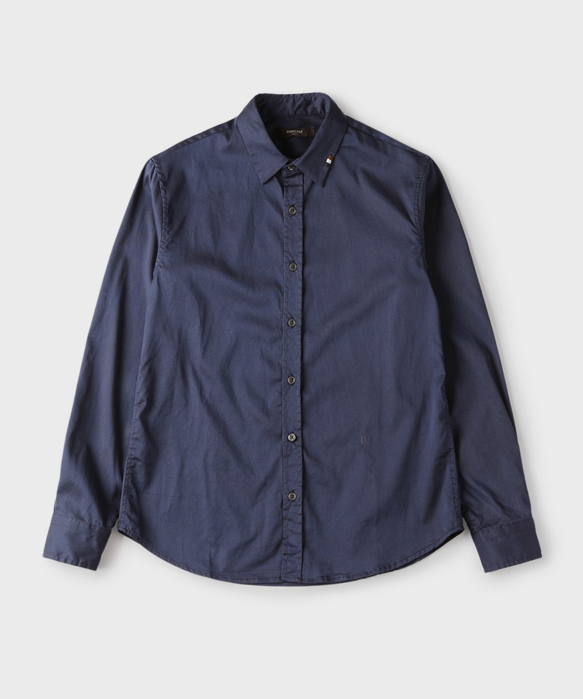 빠니깔레(PANICALE) 네이비 리오셀 슬림핏 셔츠