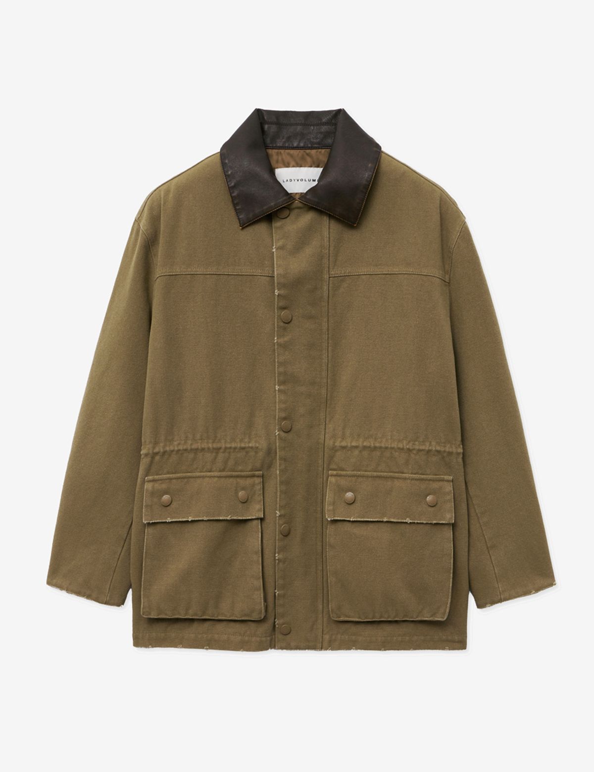 레이디 볼륨(LADY VOLUME) HERITAGE HUNTING WORK JACKET_KHAKI
