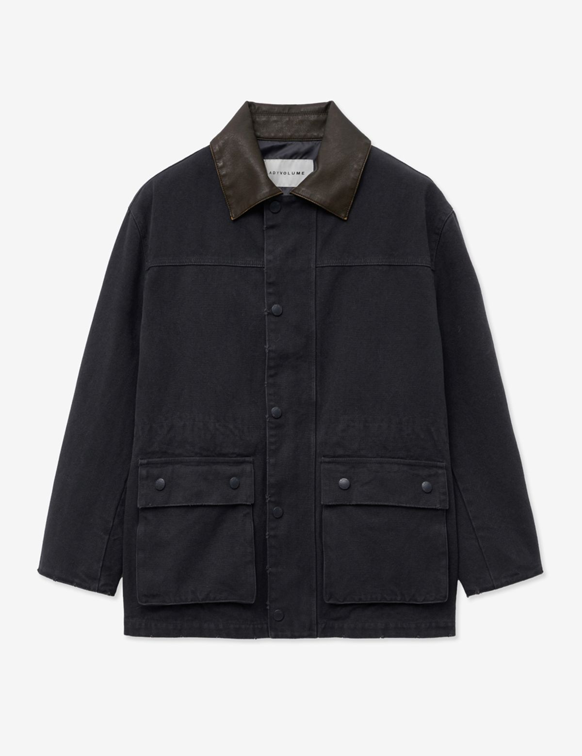 레이디 볼륨(LADY VOLUME) HERITAGE HUNTING WORK JACKET_NAVY