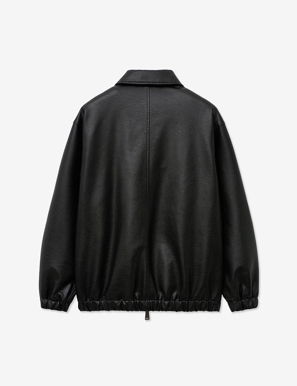 레이디 볼륨(LADY VOLUME) 9171 NATURAL WASHED LEATHER BLOUSON_BLACK
