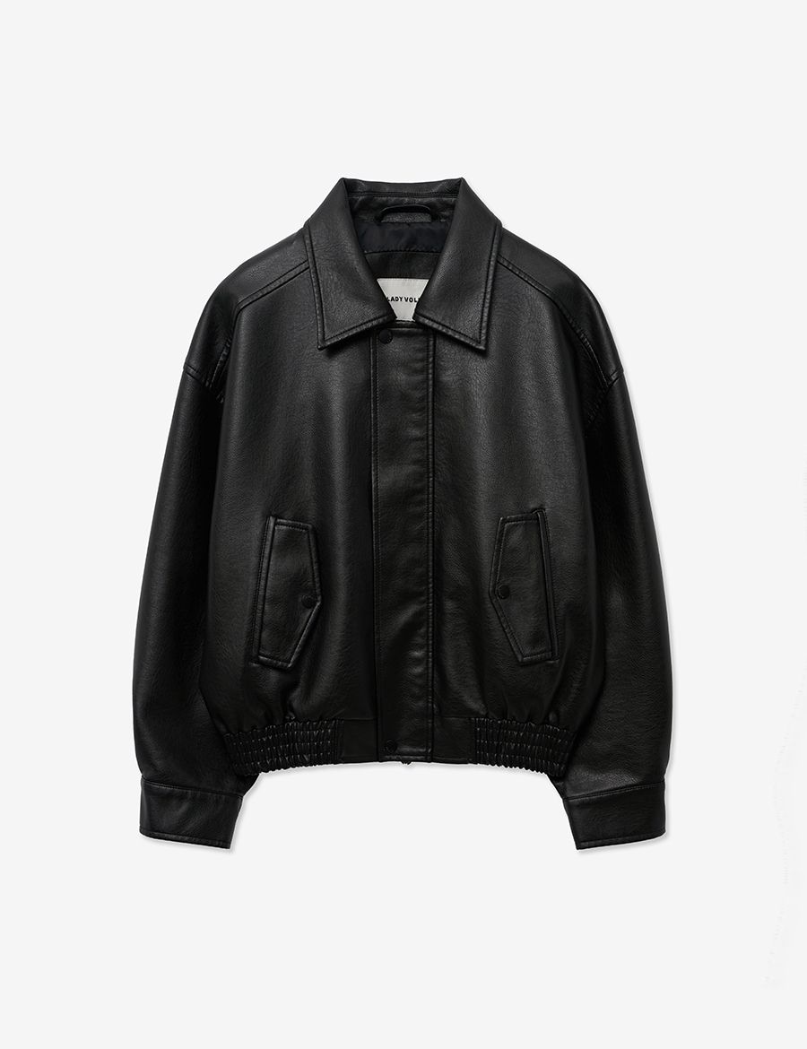 Leather Bomber Jacket 90s Vintage Oversized Real Leather Jacket