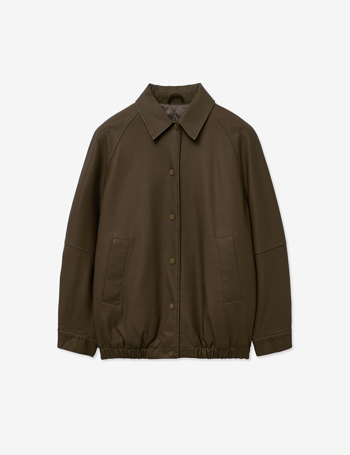 레이디 볼륨(LADY VOLUME) NATURAL WASHED LEATHER PADDING_BROWN