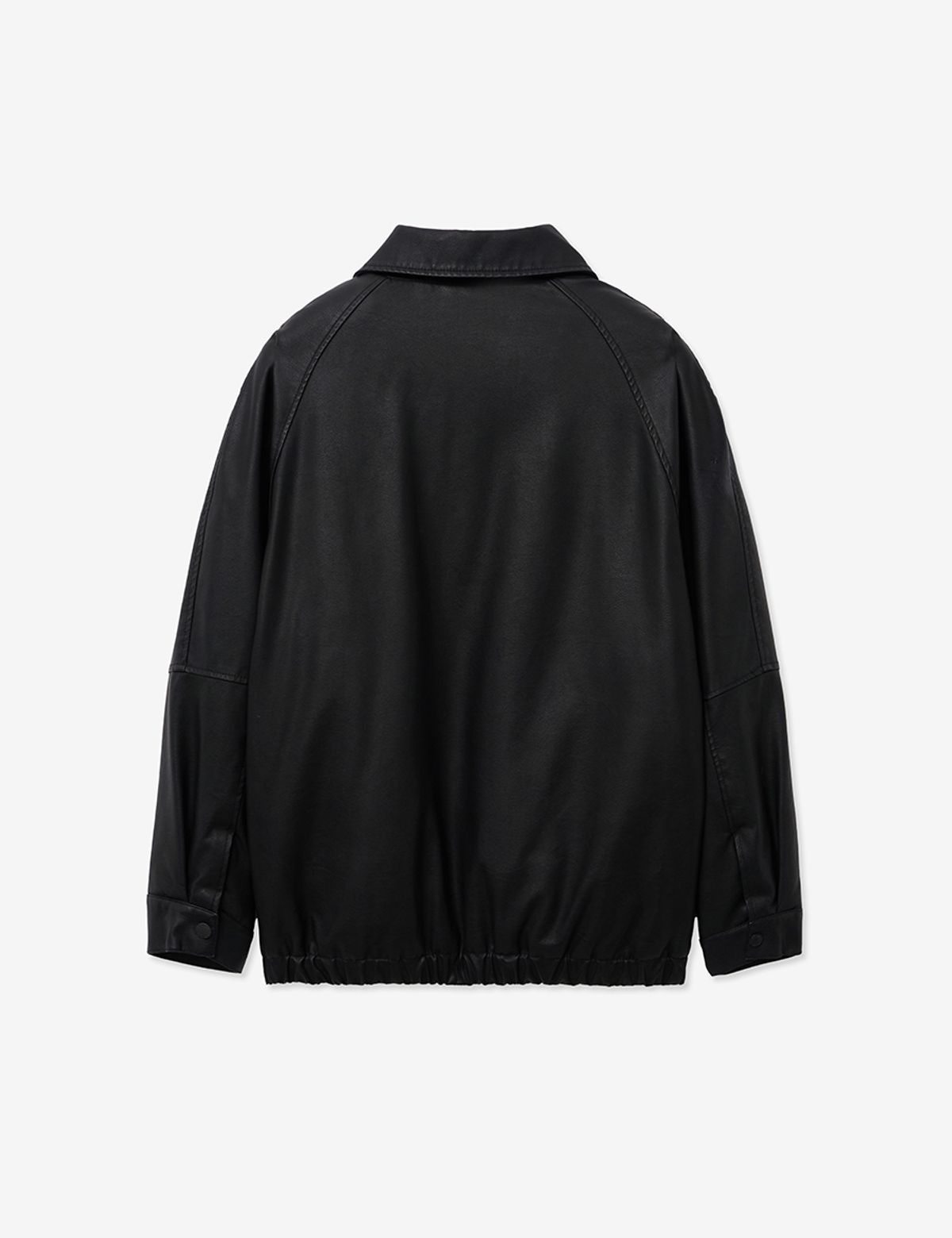 레이디 볼륨(LADY VOLUME) NATURAL WASHED LEATHER PADDING_BLACK