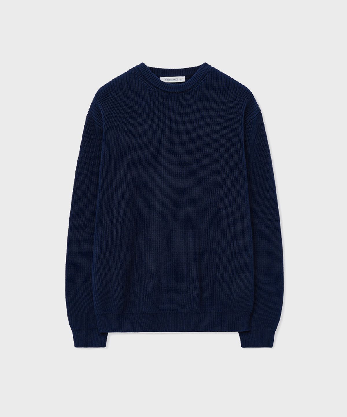 인템포무드(INTEMPOMOOD) 하찌 엘보 볼륨 풀오버_오레오