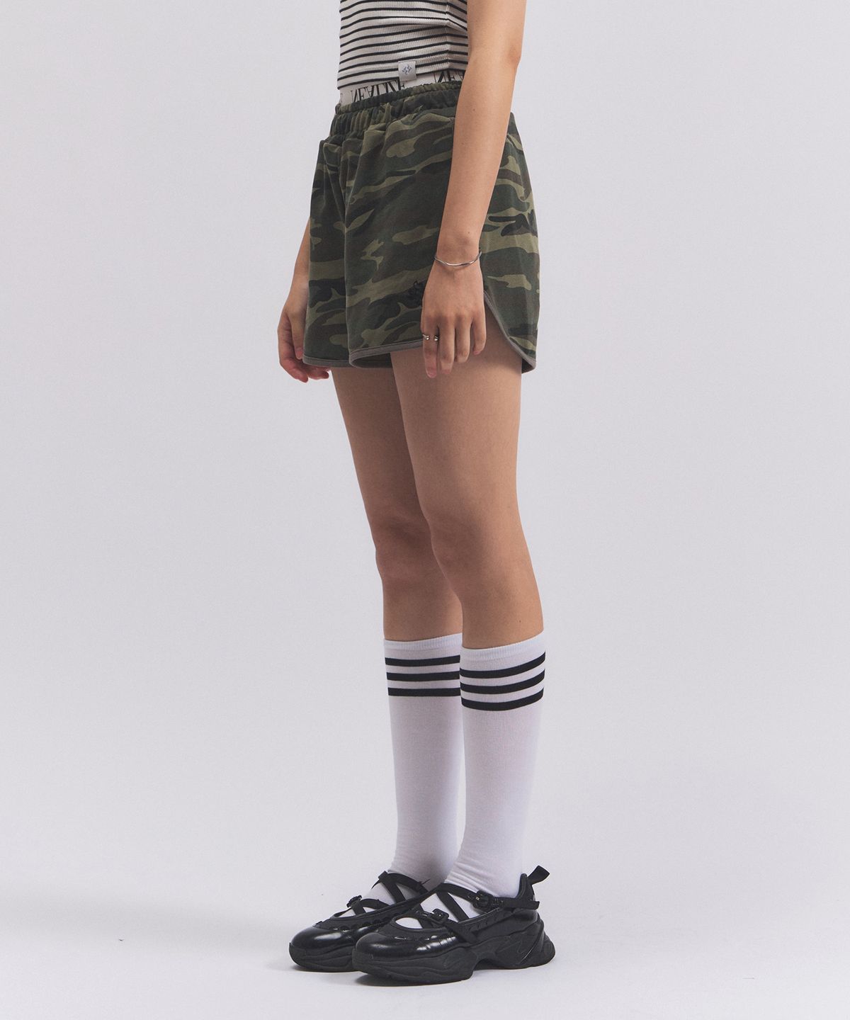 닐라이즈(NEALIZE) Banding Athlete Shorts Camouflage
