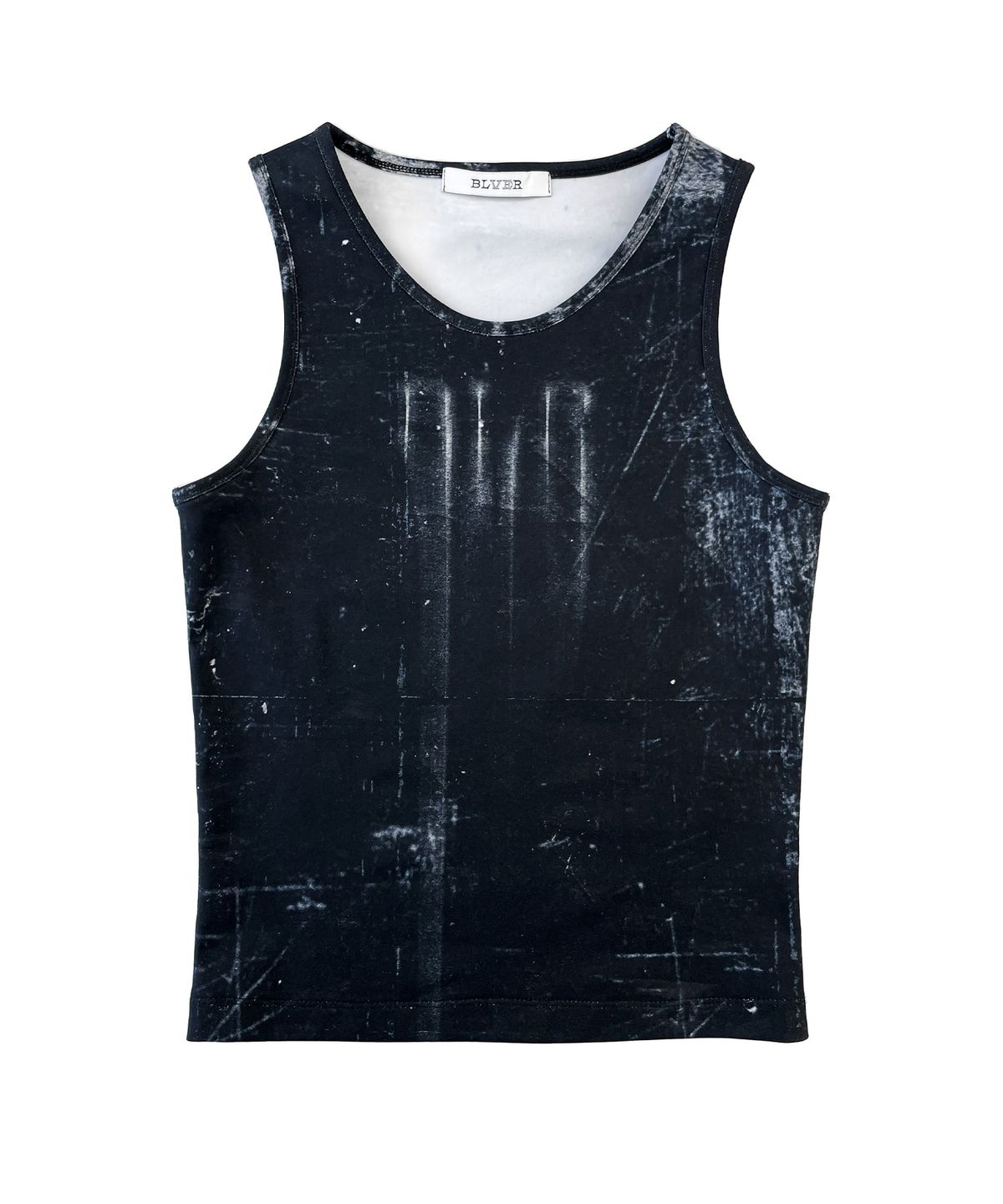 비엘알(BLR) BLR Printed Black Sleeveless