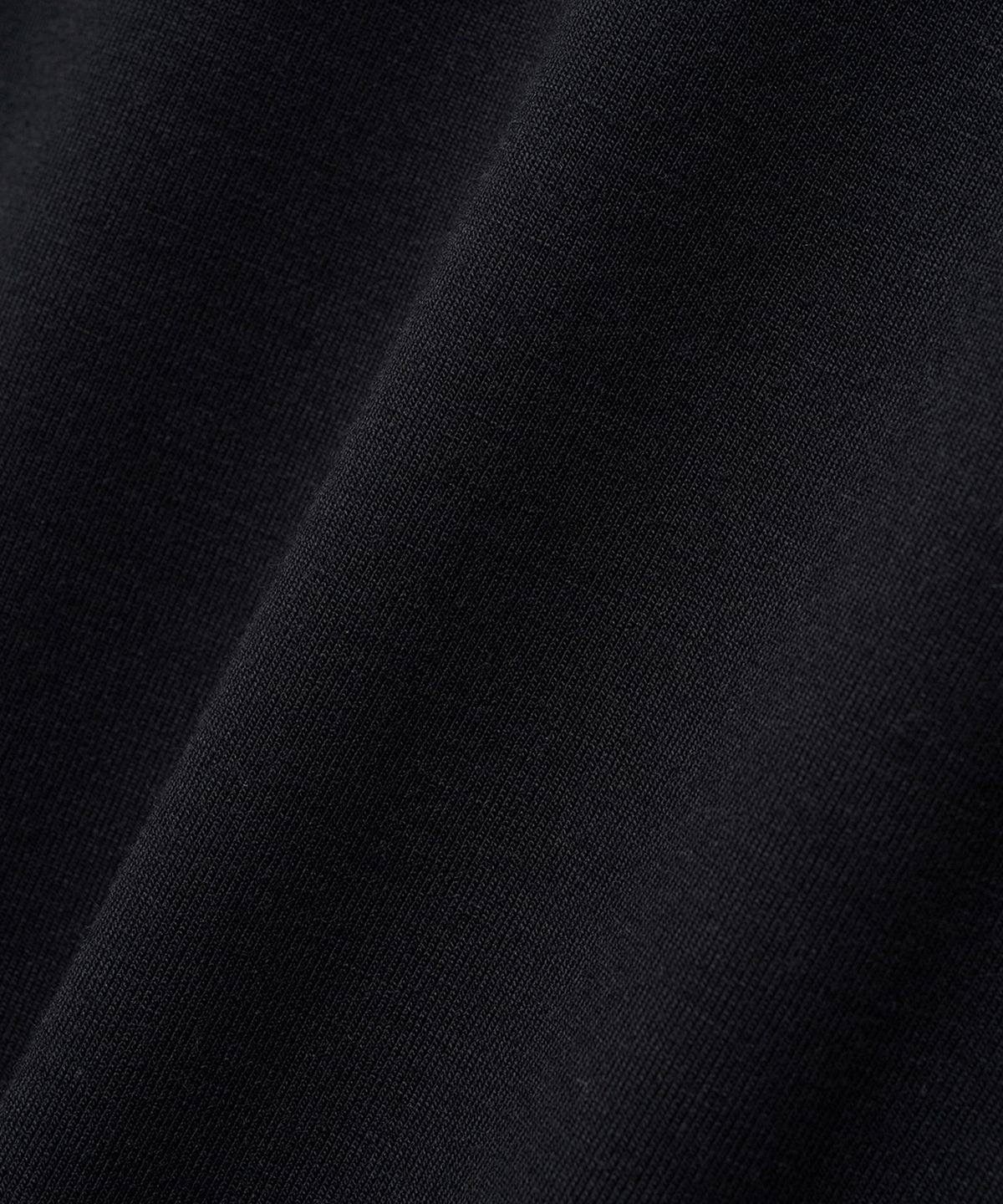 노이어(NOIRER) 브러쉬드 크루넥 티셔츠 (블랙)