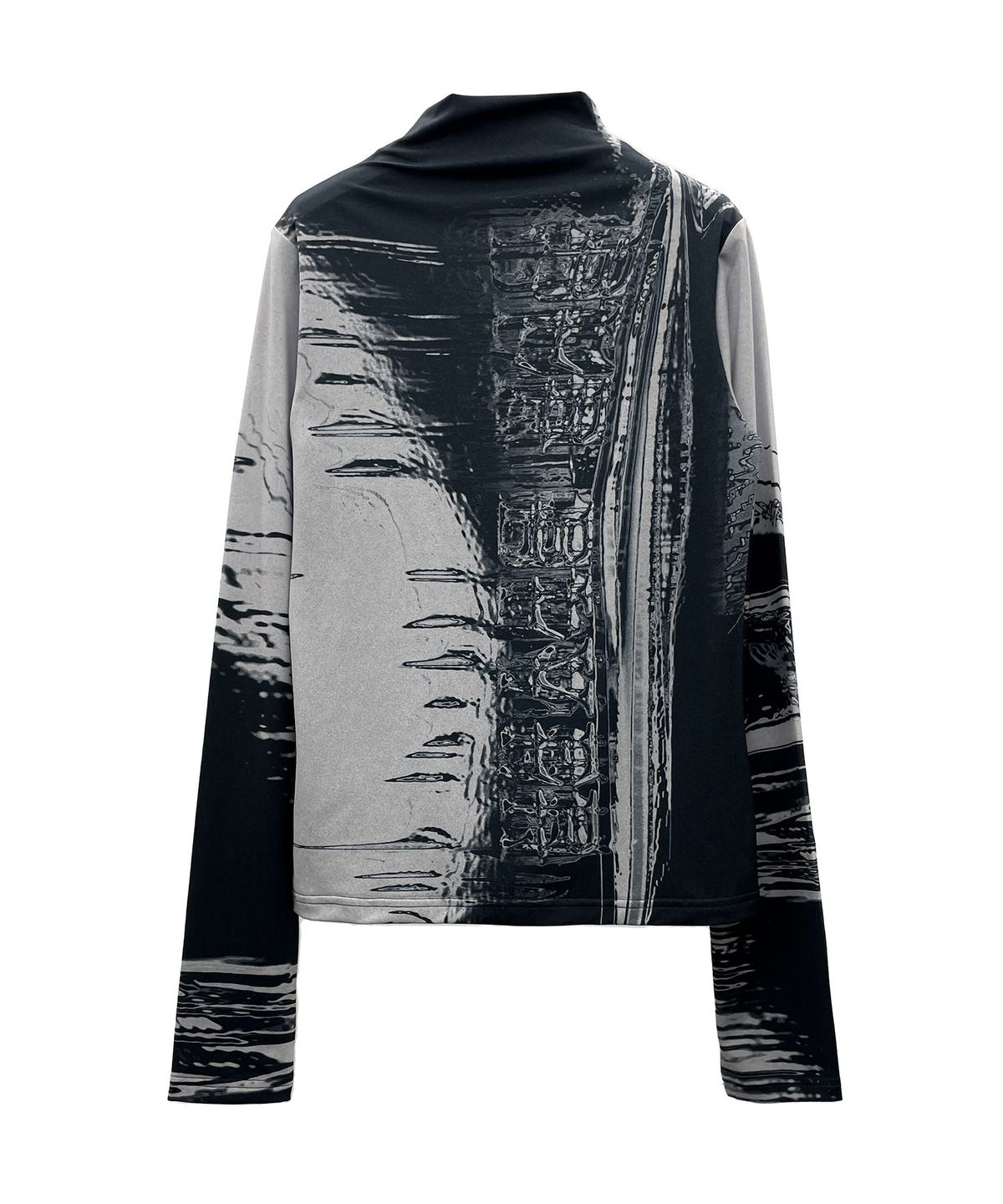 비엘알(BLR) BLR Printed High-neck Longsleeves