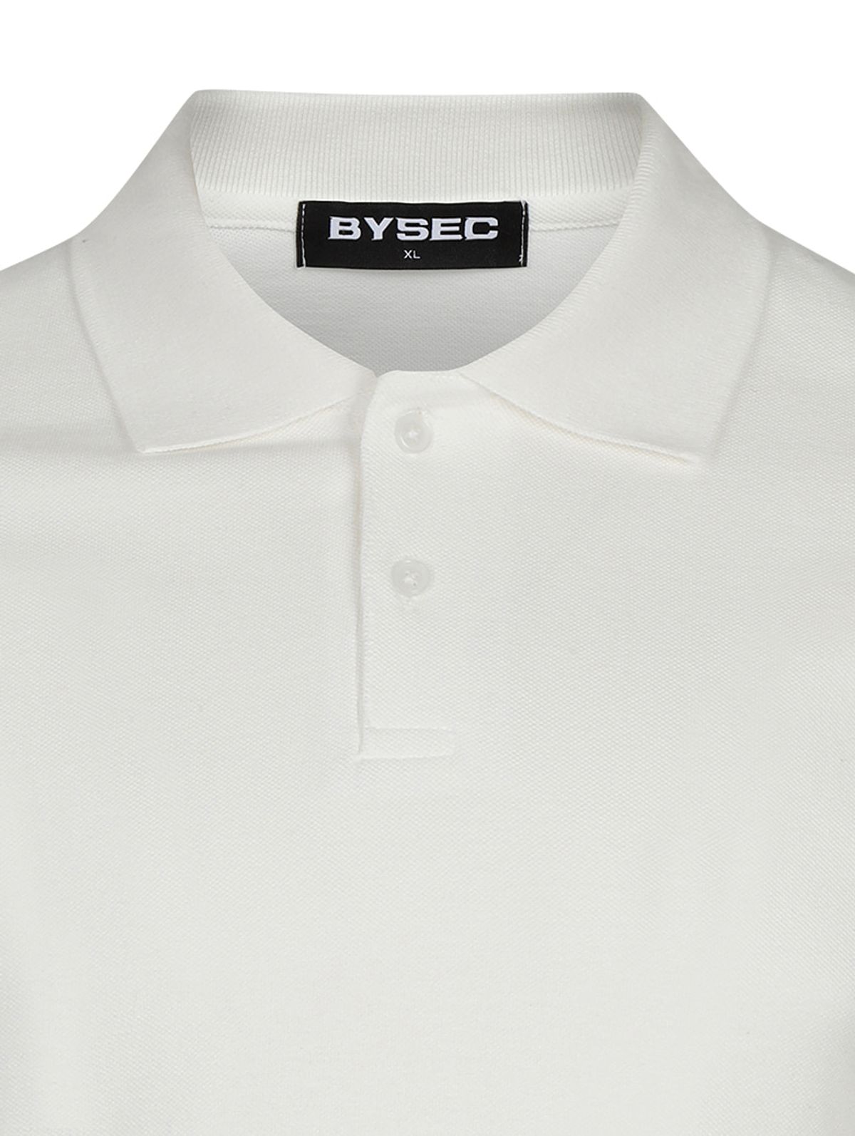 바이젝(BYSEC) 코튼 무지 머슬핏 PK 카라티_2Color
