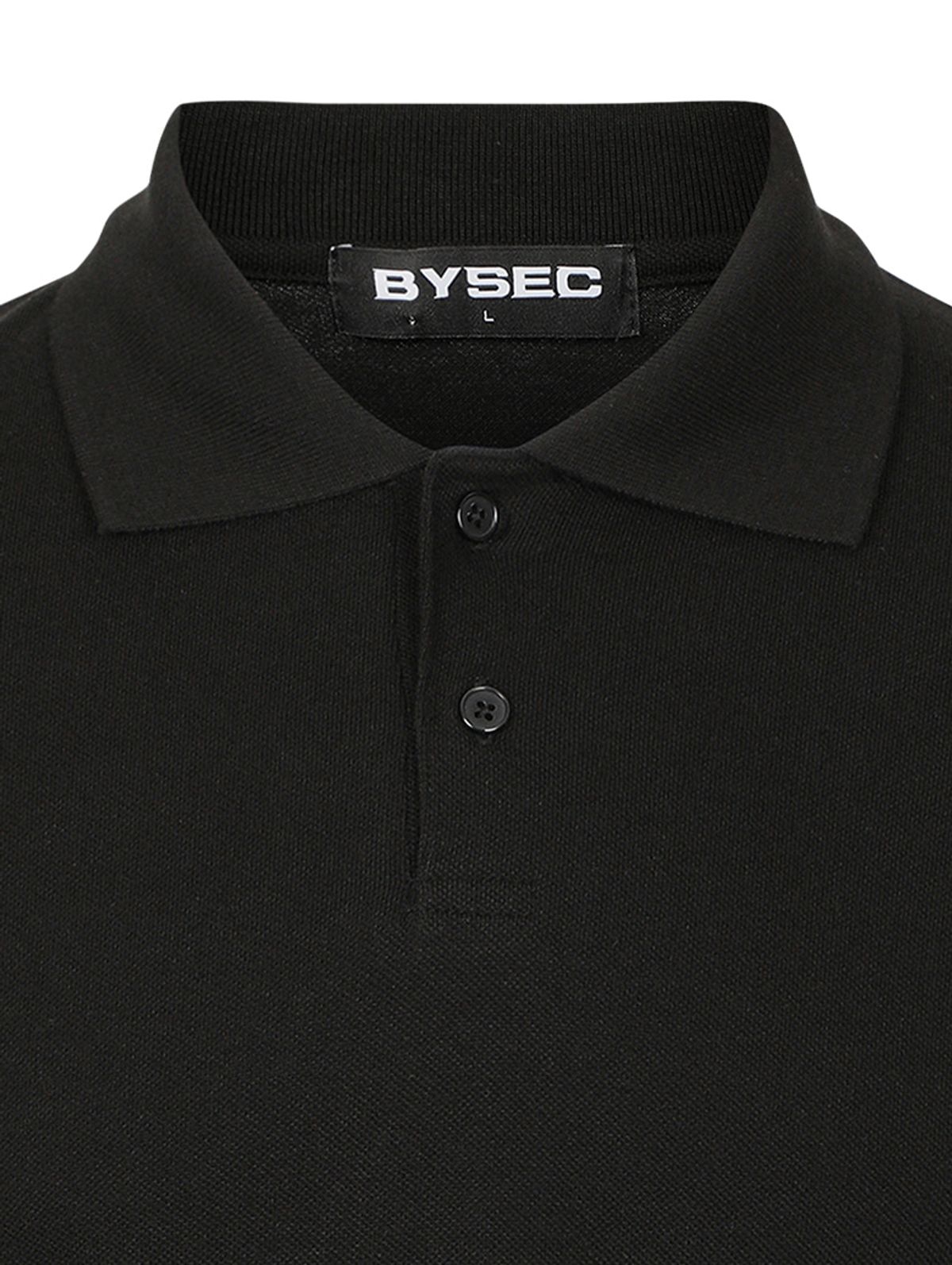 바이젝(BYSEC) 코튼 무지 머슬핏 PK 카라티_2Color