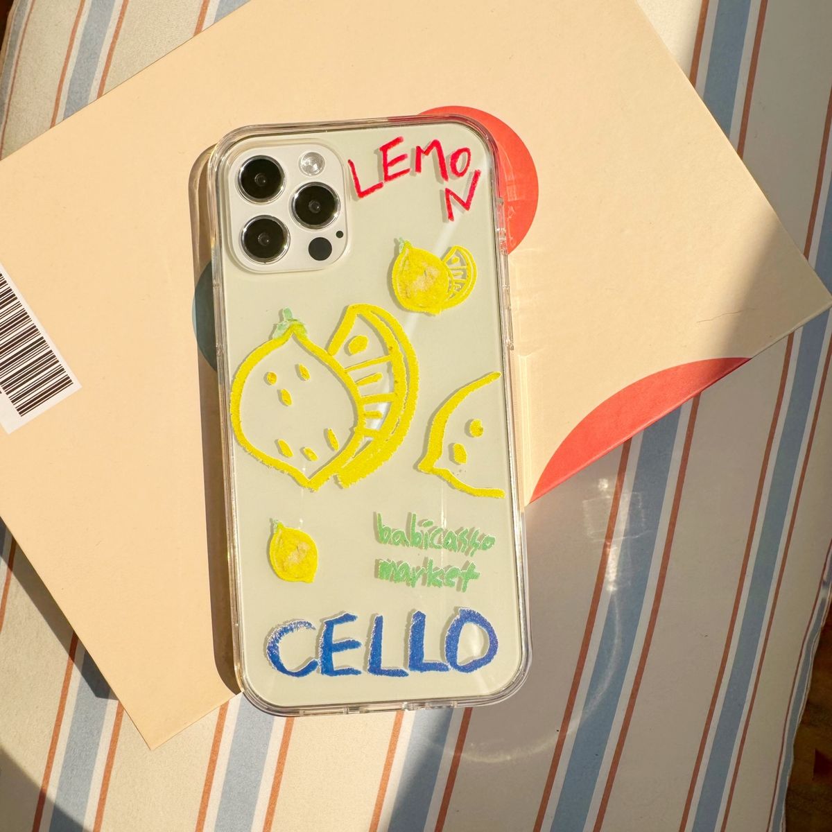 베비카소(BABICASSO) Phone Case[Lemon]