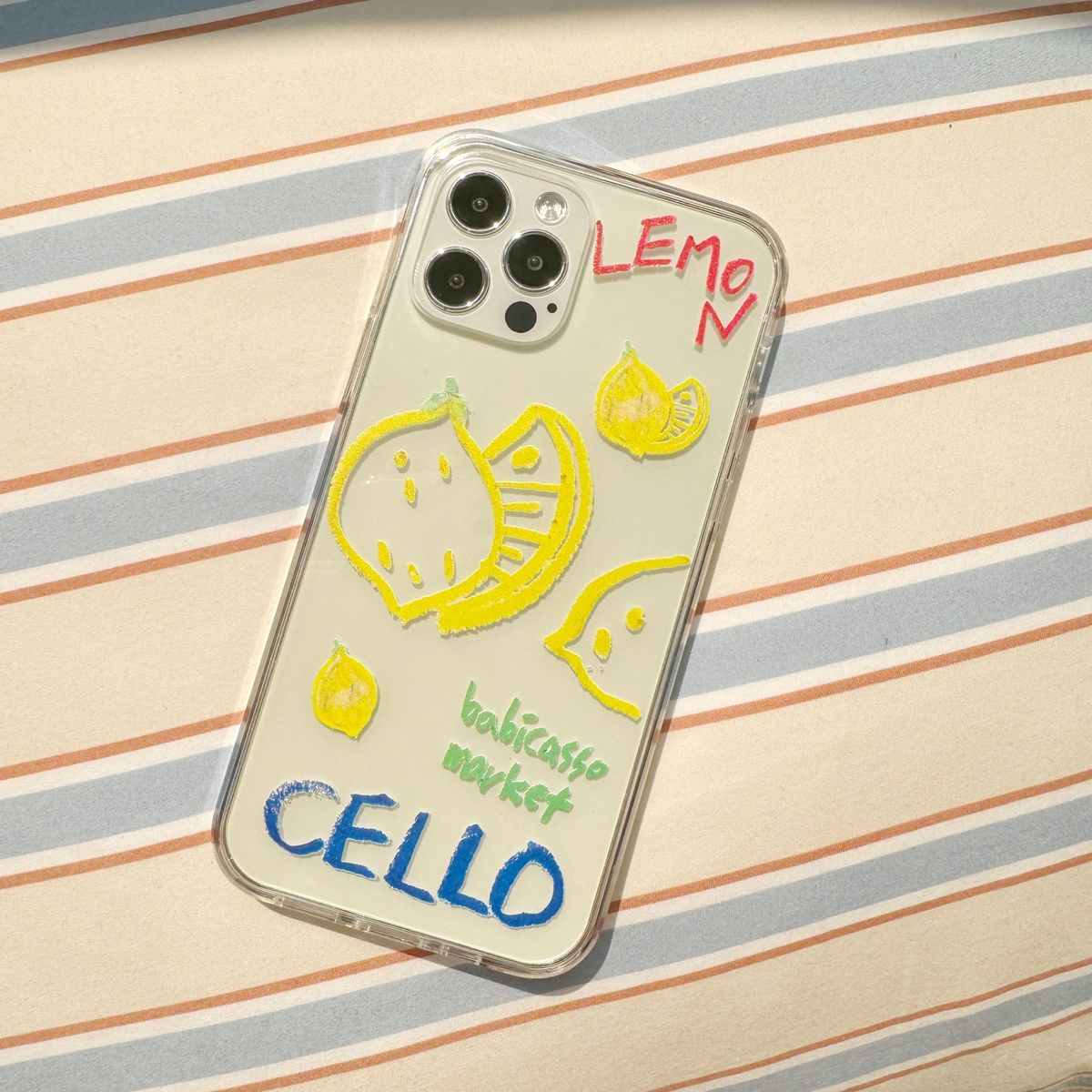 베비카소(BABICASSO) Phone Case[Lemon]