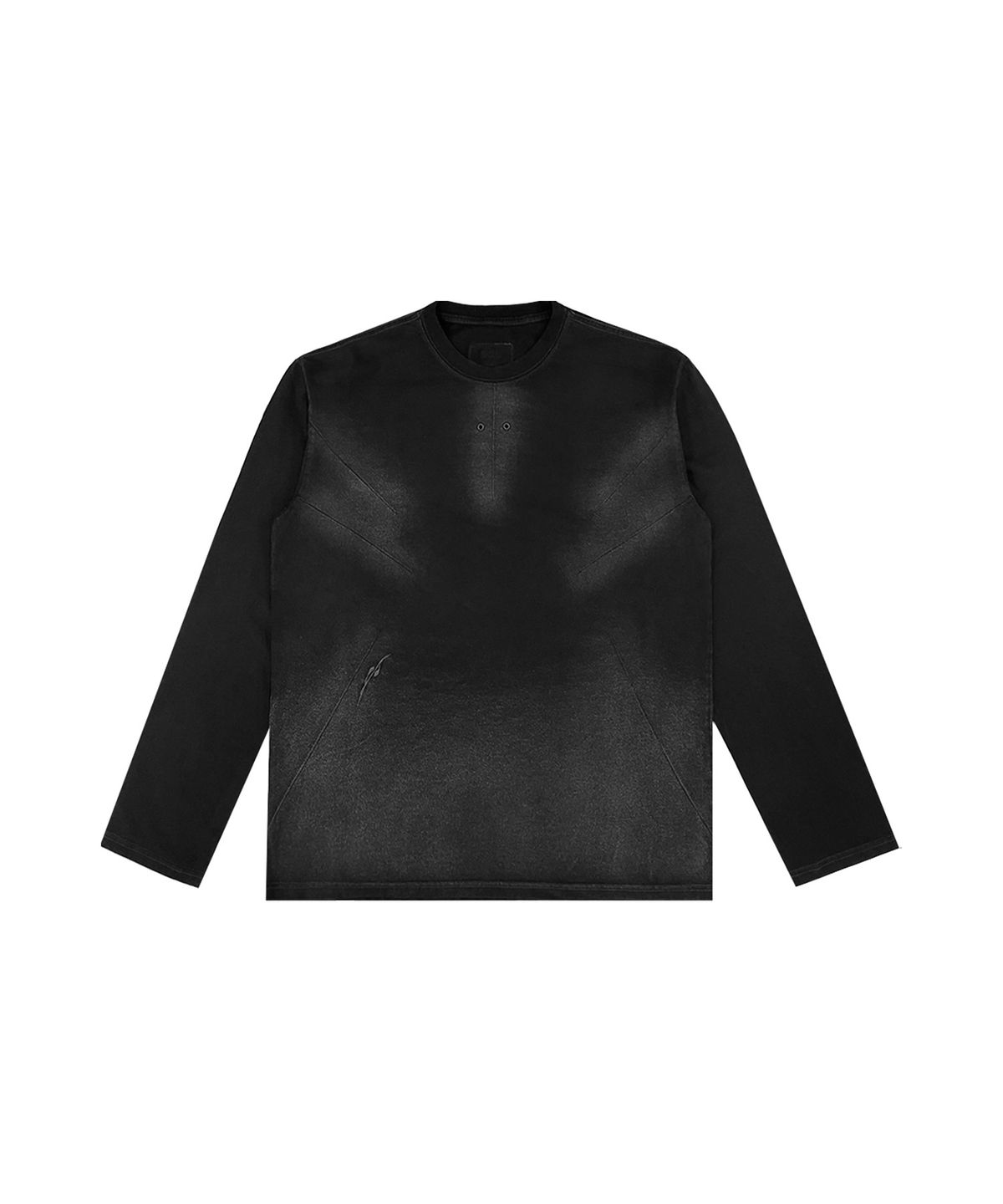 비엘알(BLR) Rain Destroyed Gradation Bleached Long Sleeve