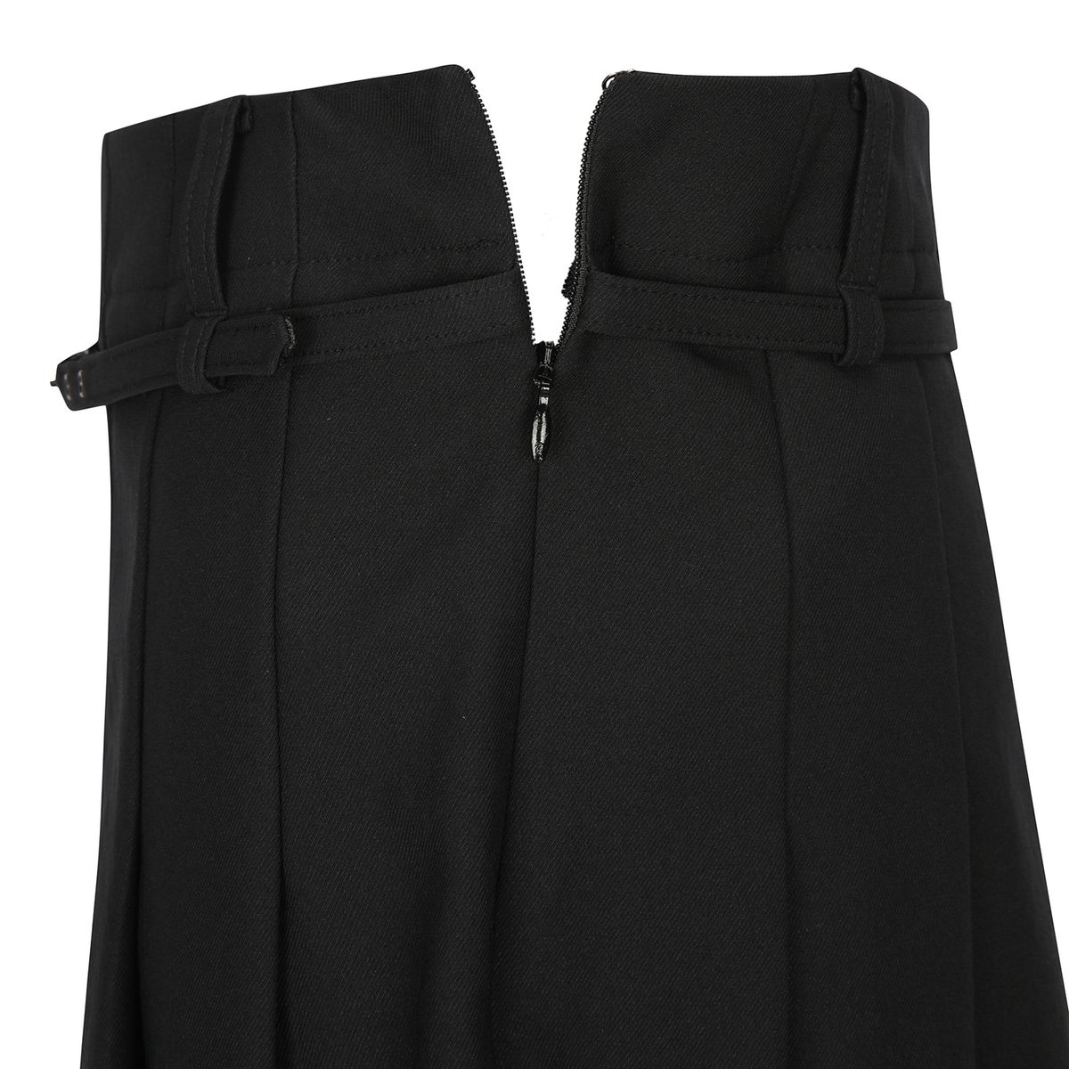 어뉴골프(ANEW GOLF) W BUCKLE POINT PLEATS SQ_BK