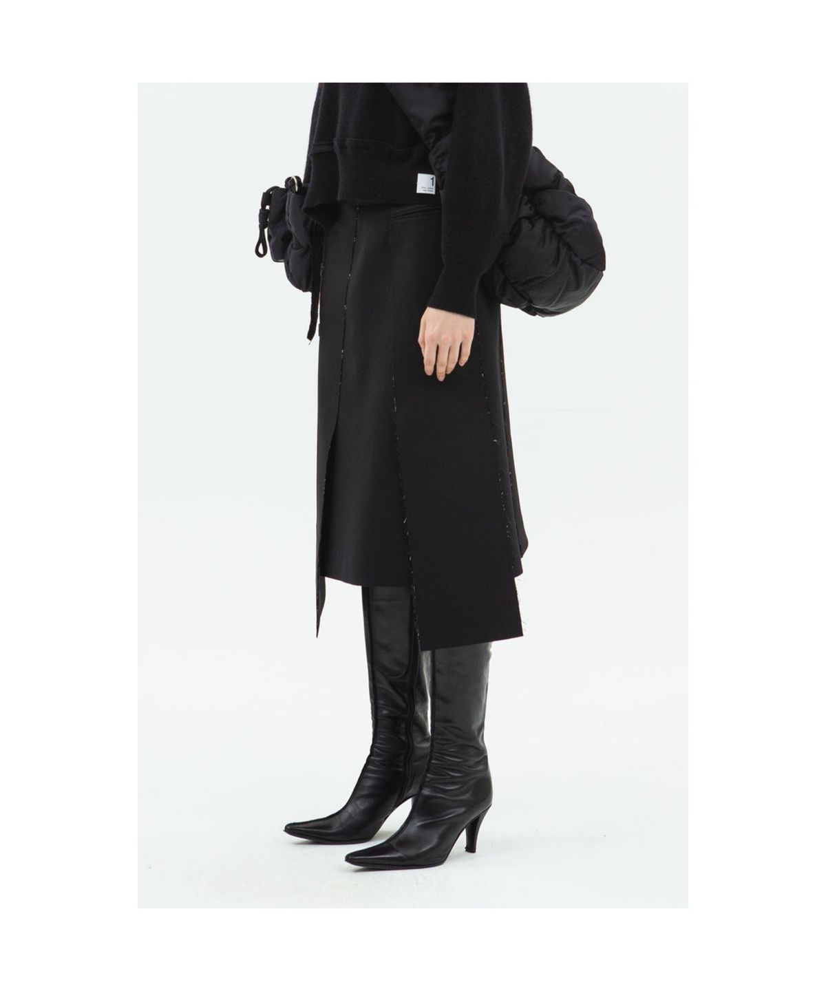 래코드(RECODE) Jacket Lining Skirt_RQKAA24533BKX