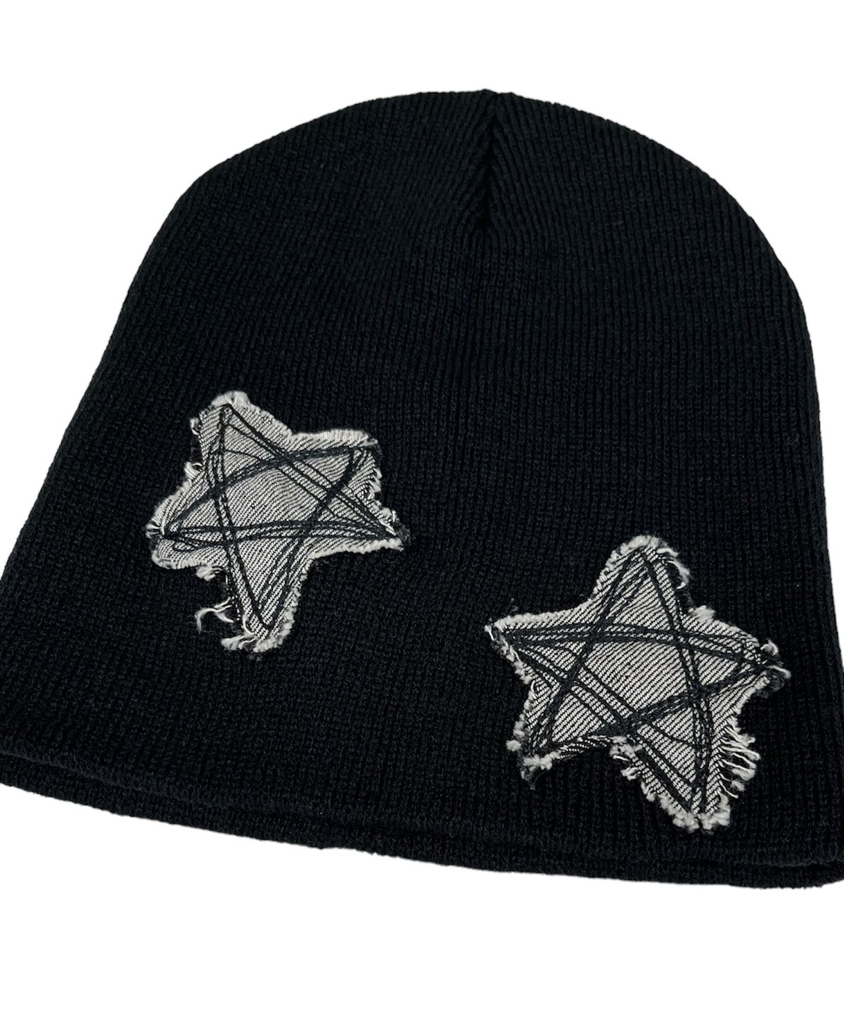 스케이터락(SK8ER ROCK) Doodle Star Beanie ((black*denim))