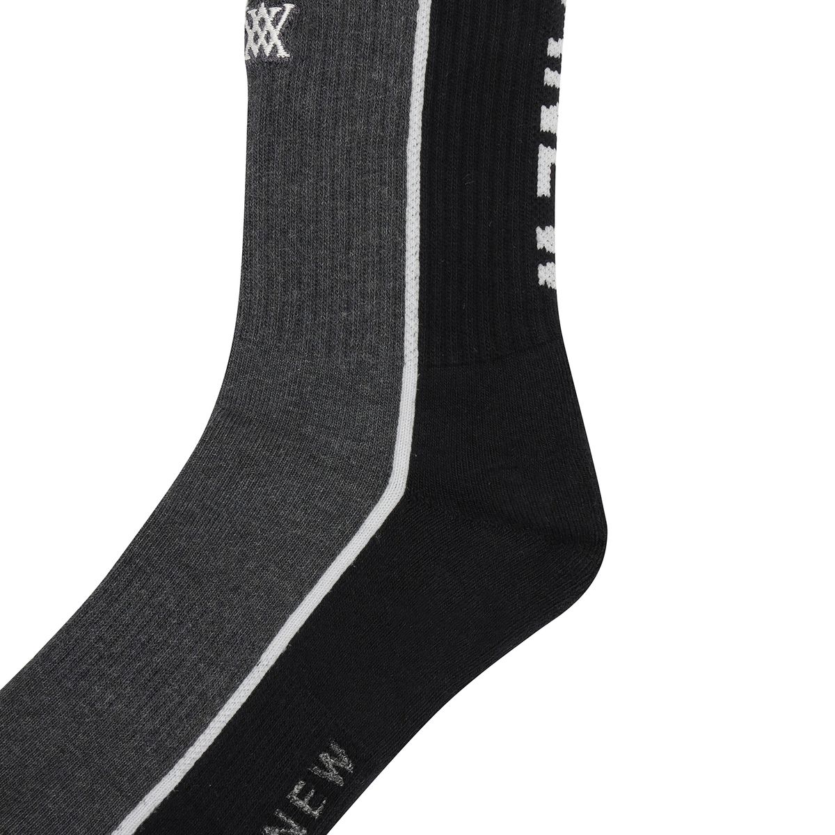 어뉴골프(ANEW GOLF) (M) LINE SOCKS_BK