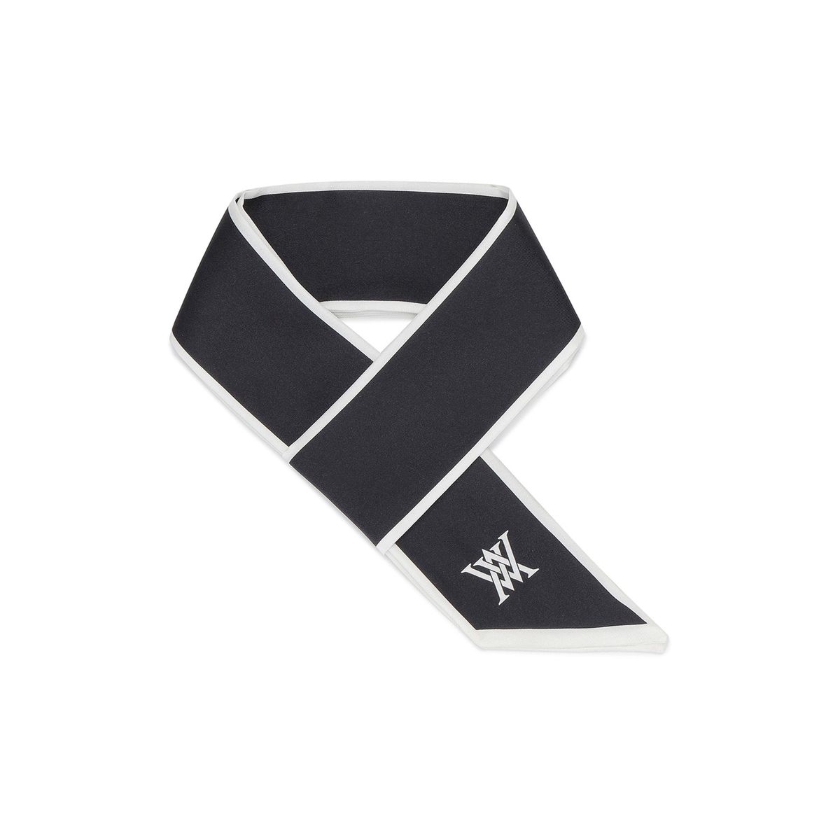 어뉴골프(ANEW GOLF) (W) SILK NECK SCARF_BK