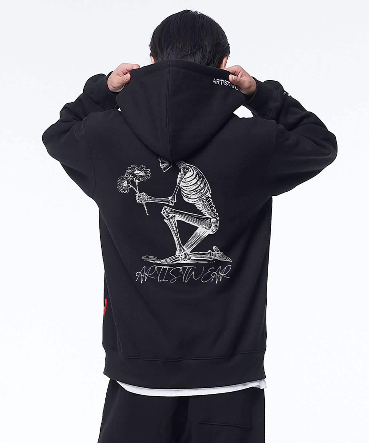 아티스트웨어(ARTISTWEAR) [ATW] 스컬플라워 후드집업