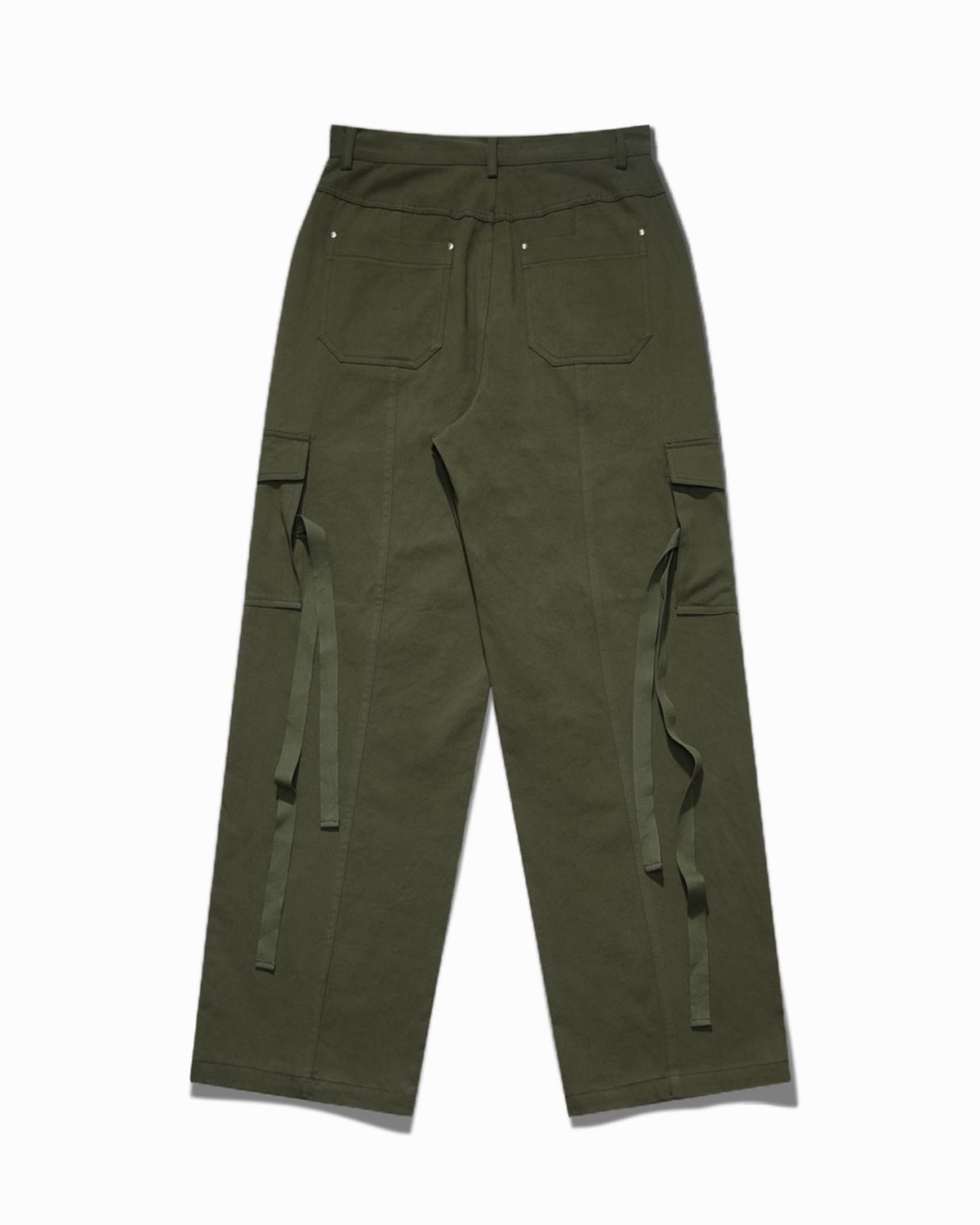 포스333(PHOS333) Straight strap pocket pants