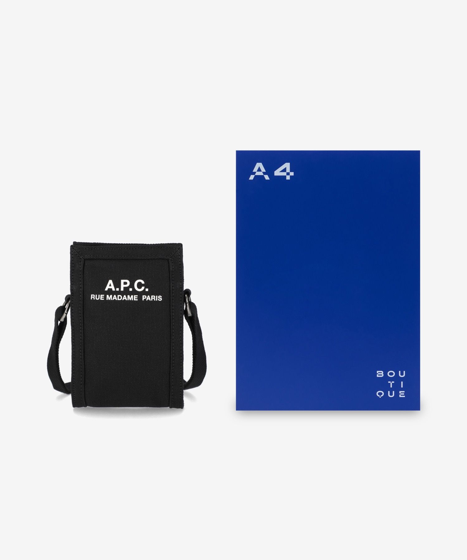 MUSINSA | A.P.C. RECUPATION POUCH CROSSBODY - BLACK