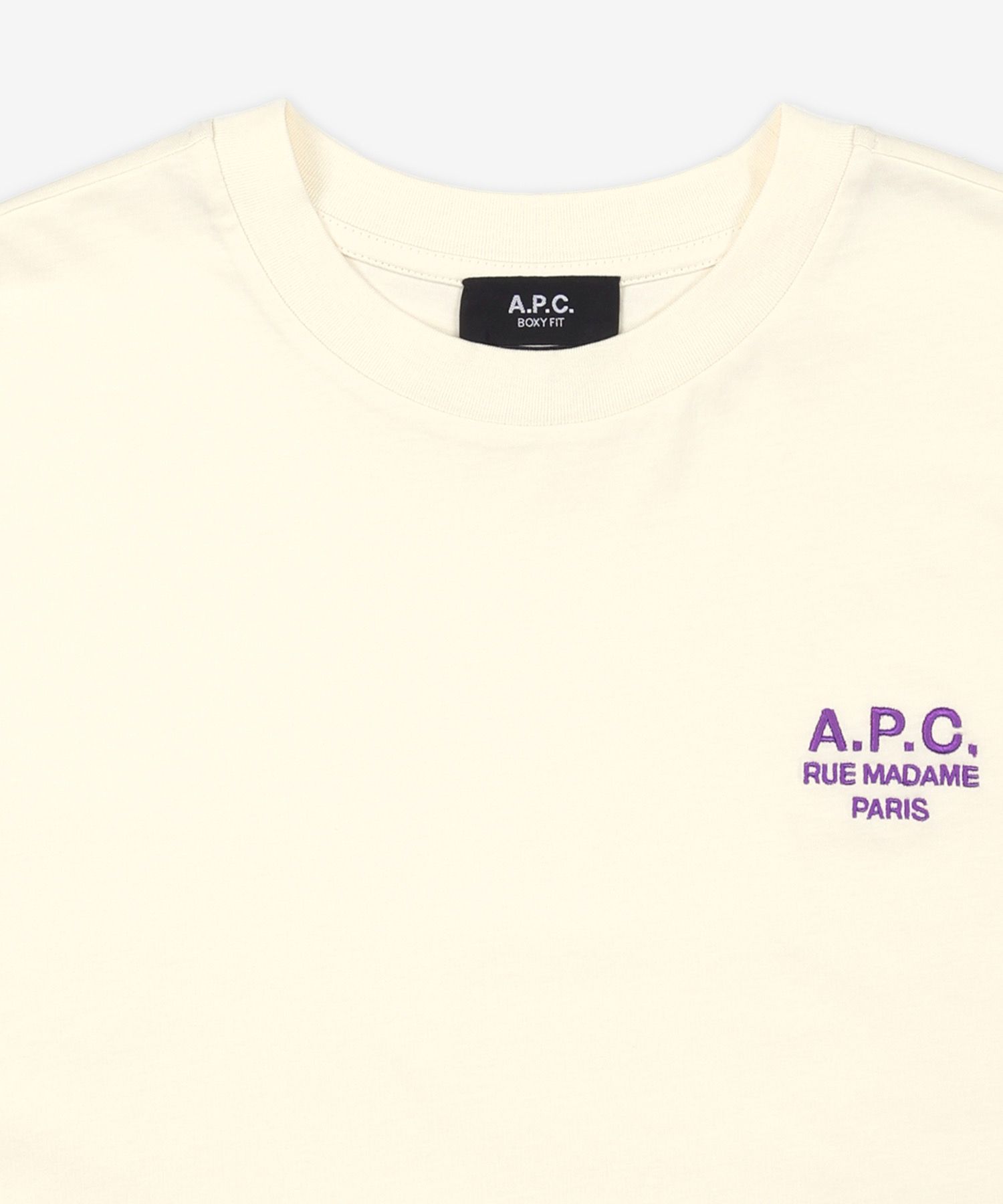 MUSINSA | A.P.C. Lou Madame Boxy Fit Short Sleeve T-Shirt