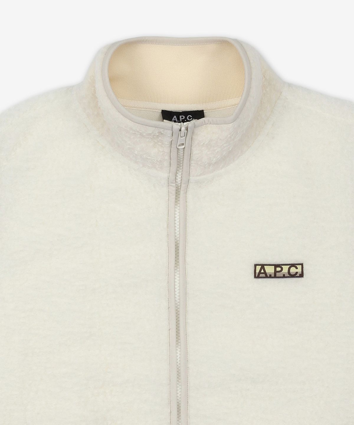 아페쎄(A.P.C.) 세콰이어 후리스 베스트 - 화이트 / PSAKAM02983AAC