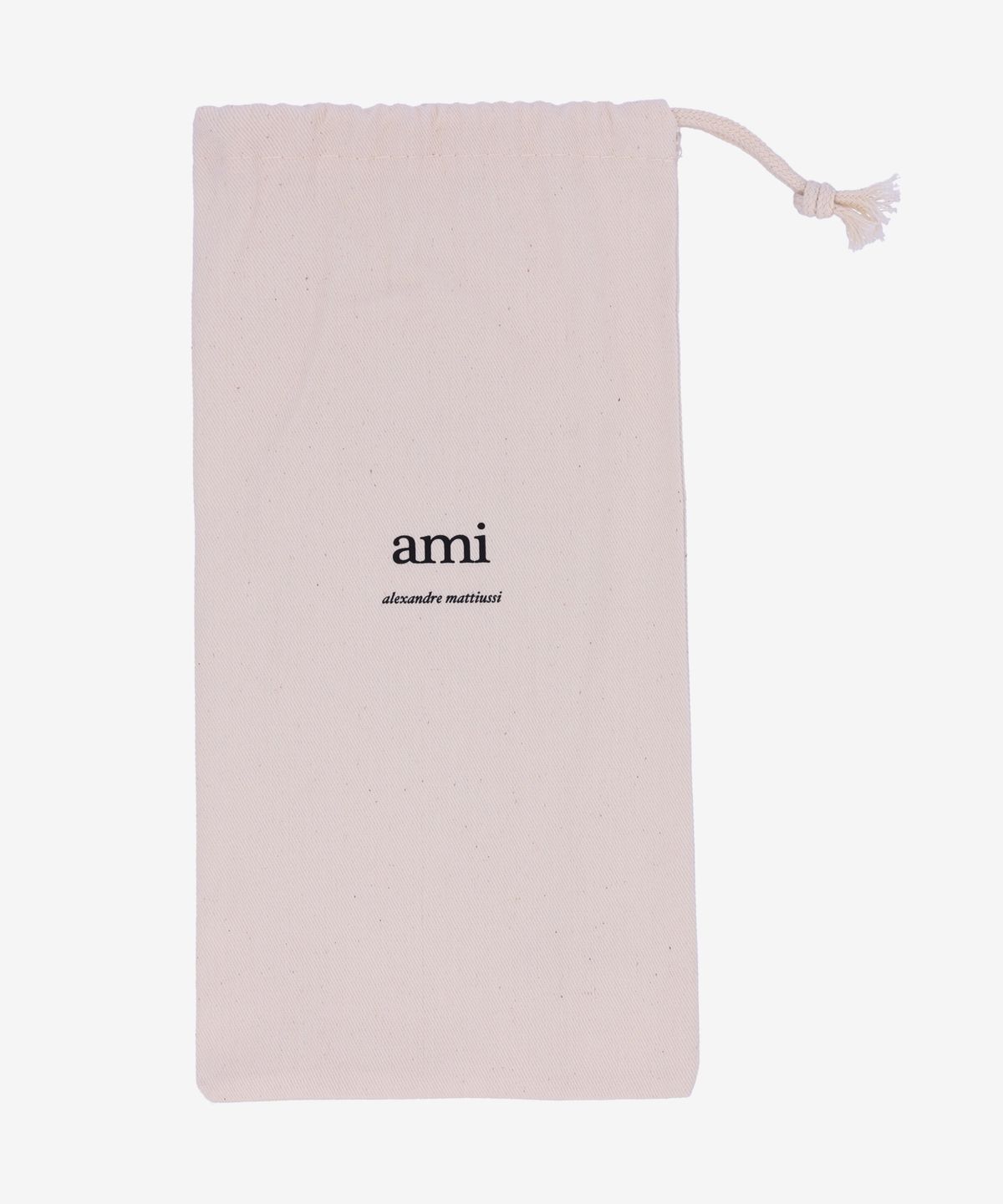 아미(AMI) 컬렉션 골지 양말 - 블랙 / USC017AW0068001