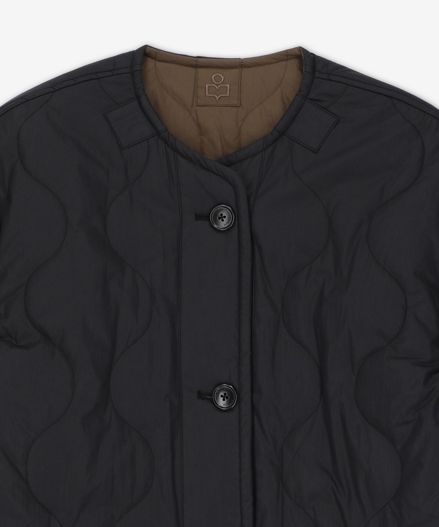 ★Isabel Marant★ Nesme Jacket Faded Black Khaki MA0251FAB3C MUSINSA | ISABEL MARANT NESSME JACKET - FADED BLACK:KHAKI