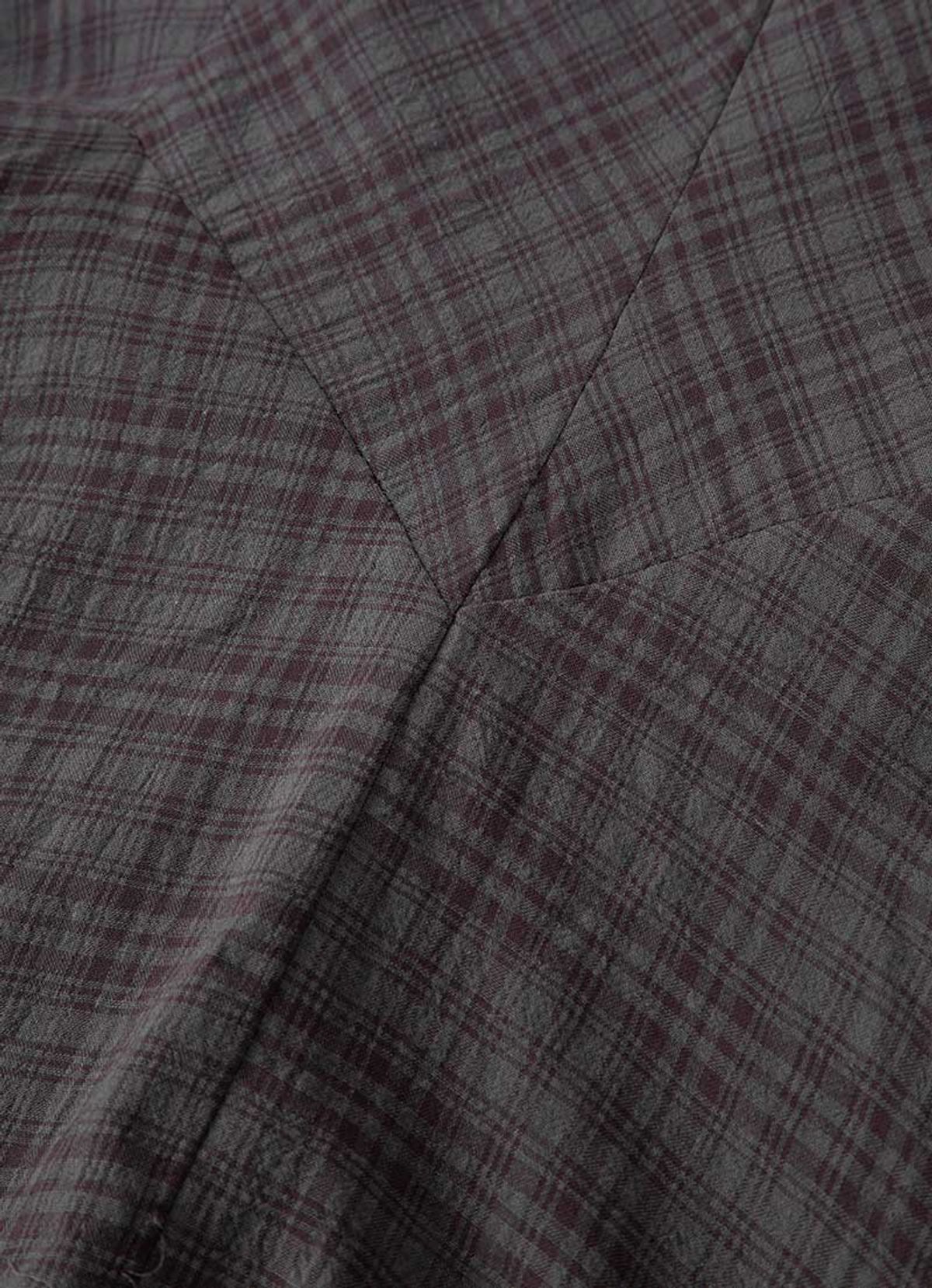 애즈온(ASON) LONDON CHECK MIDI SKIRT / PURPLE