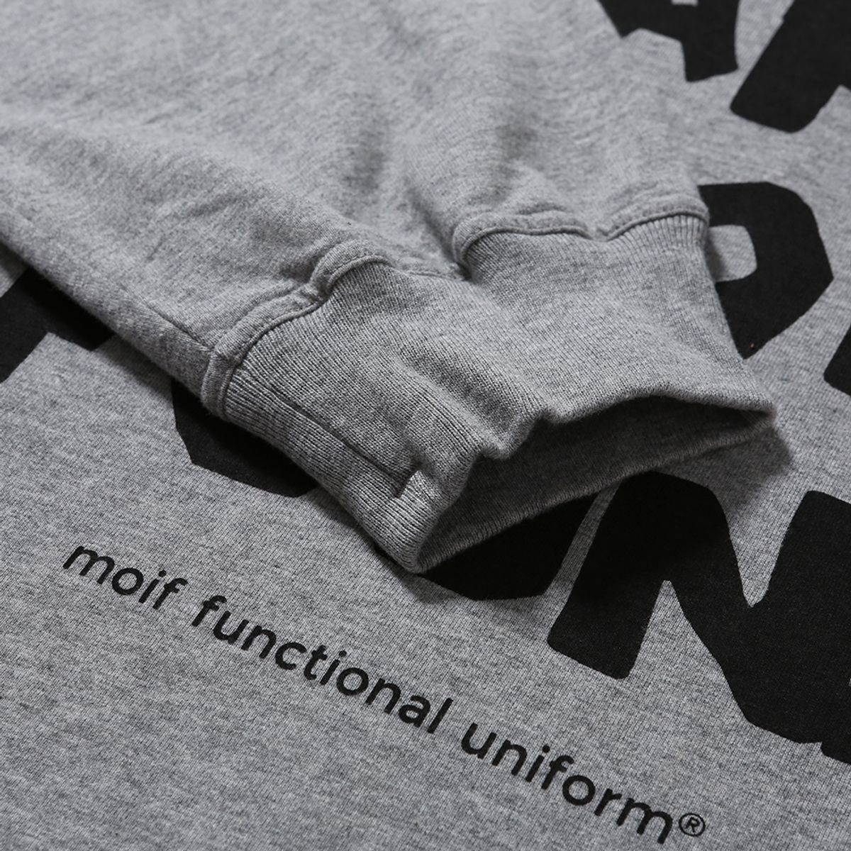 모이프(MOIF) [AW24]404 GNF(F) L/S TEE  / HEATHER GRAY