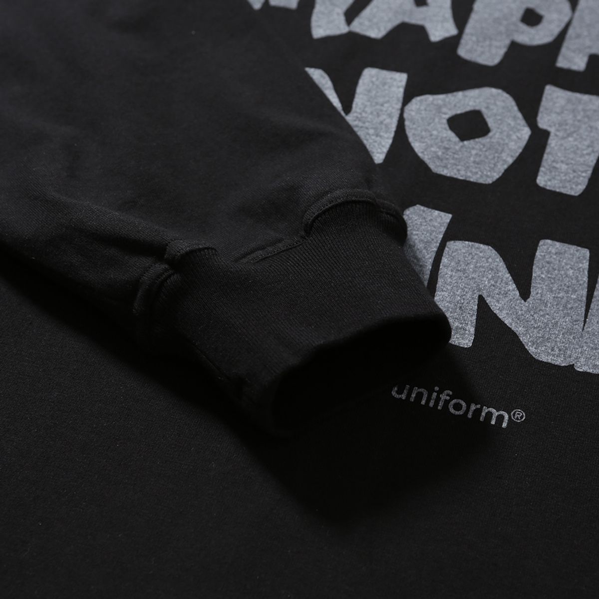 모이프(MOIF) [AW24]404 GNF(F) L/S TEE / BLACK