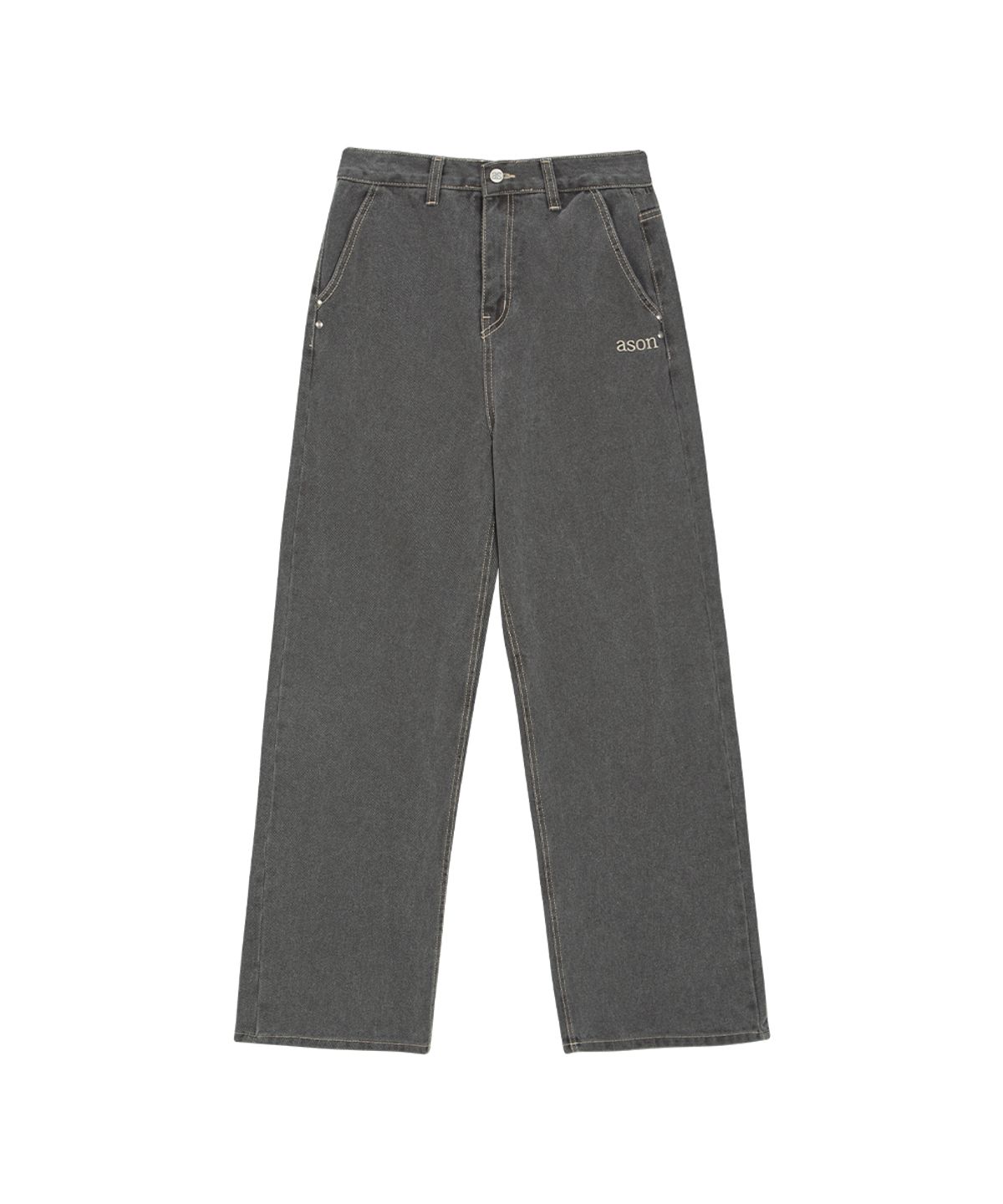 애즈온(ASON) SMOG WIDE PANTS / GRAY