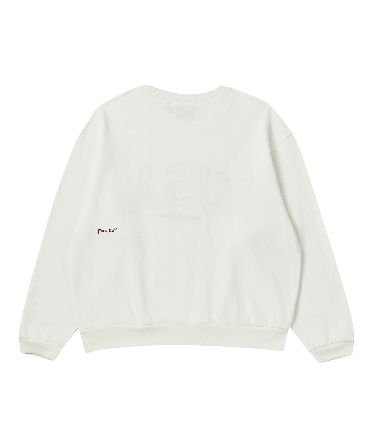 비욘드클로젯(BEYOND CLOSET) [COLLECTION LINE] 아메리칸 드림 빈티지 스웨트 셔츠 아이보리