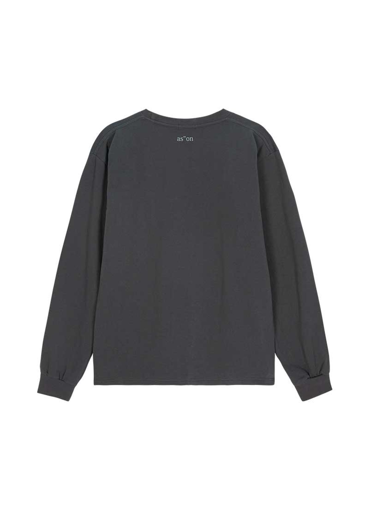 애즈온(ASON) BEBE LONG SLEEVE / CHARCOAL